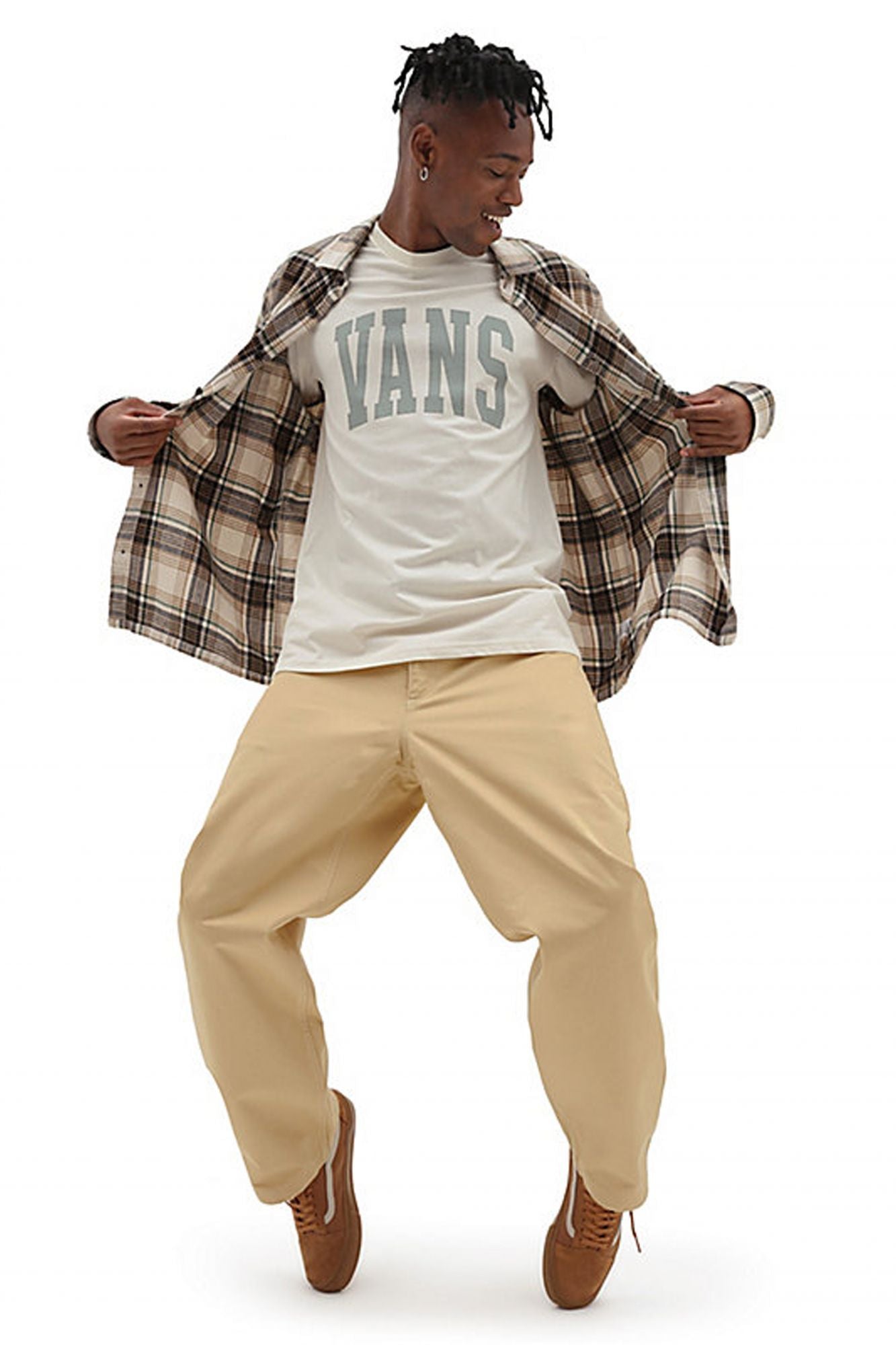 VANS VARSITY TYPE SS TEE en color BEIS (4)