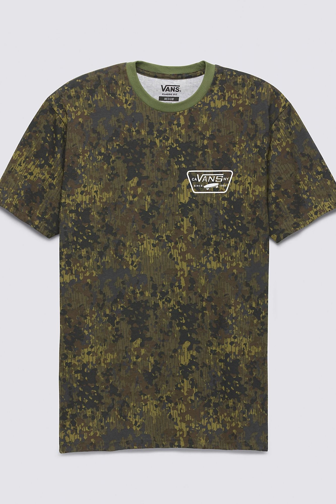 VANS  FULL PATCH BACK SS TEE en color VERDE (2)