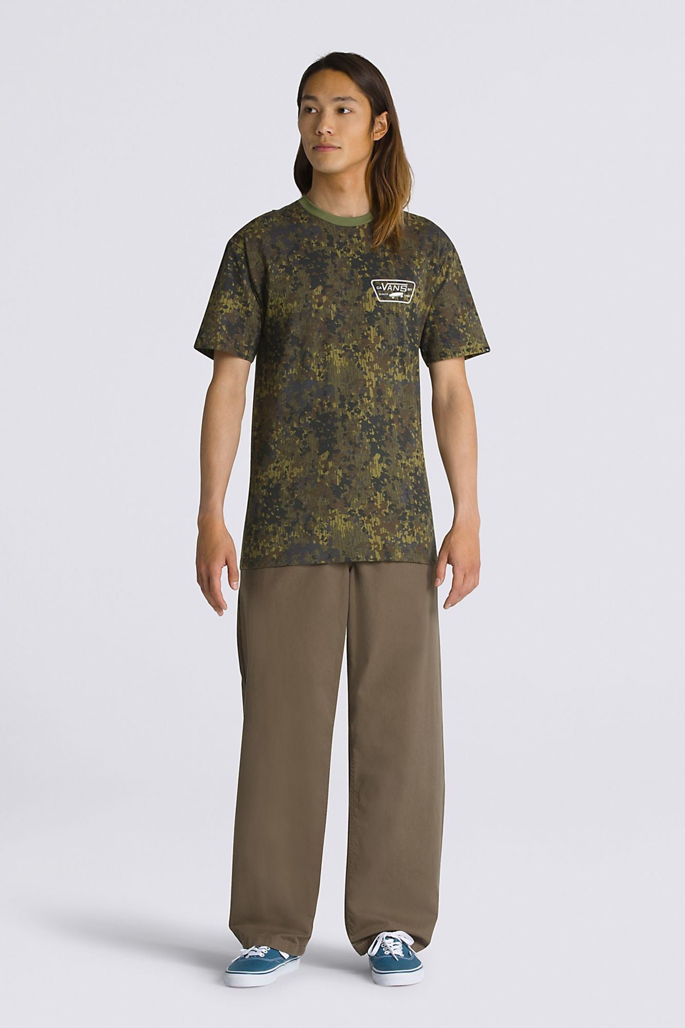 VANS  FULL PATCH BACK SS TEE en color VERDE (4)