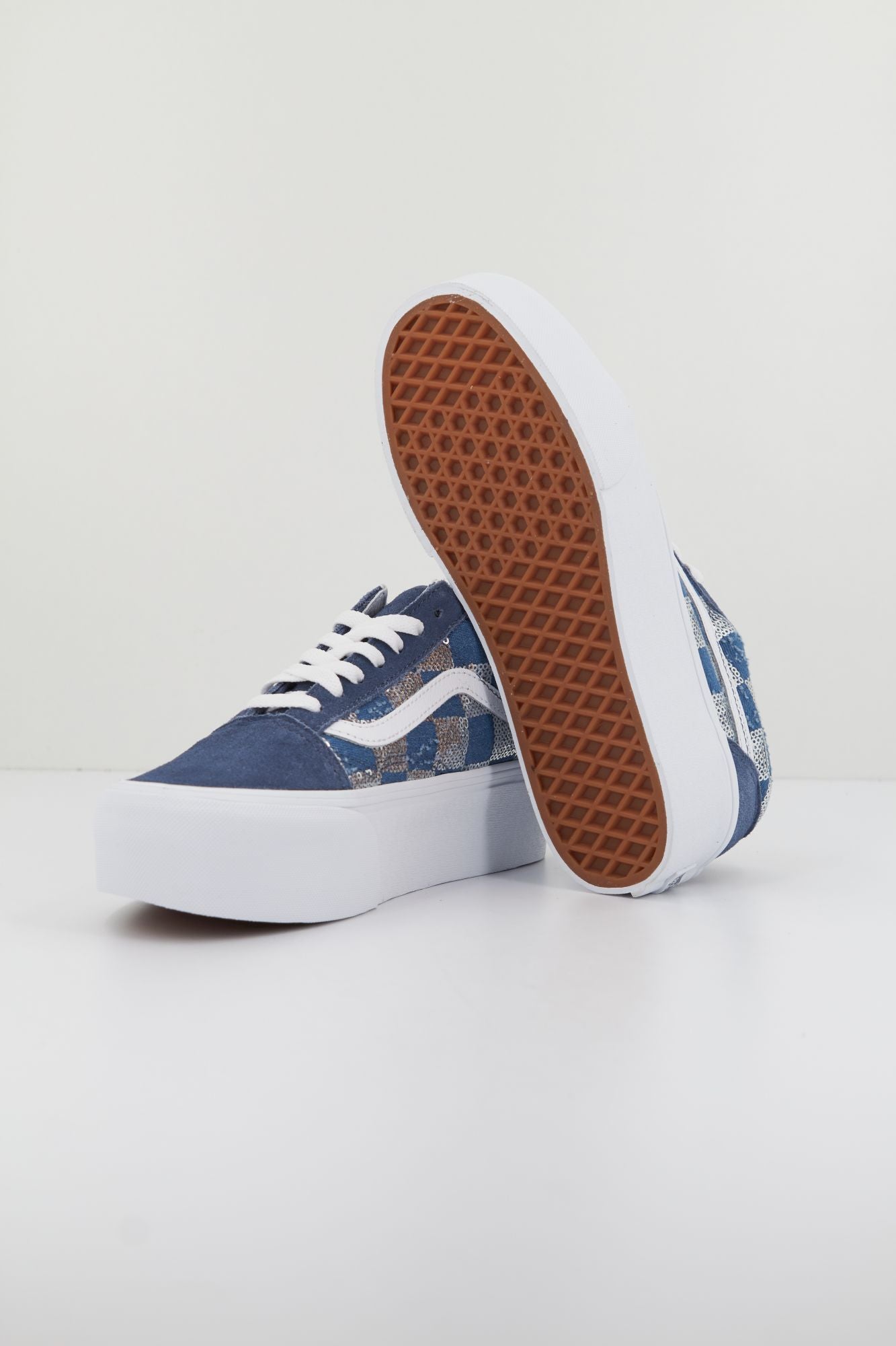 VANS OLD SKOOL STACKPORM en color AZUL (4)