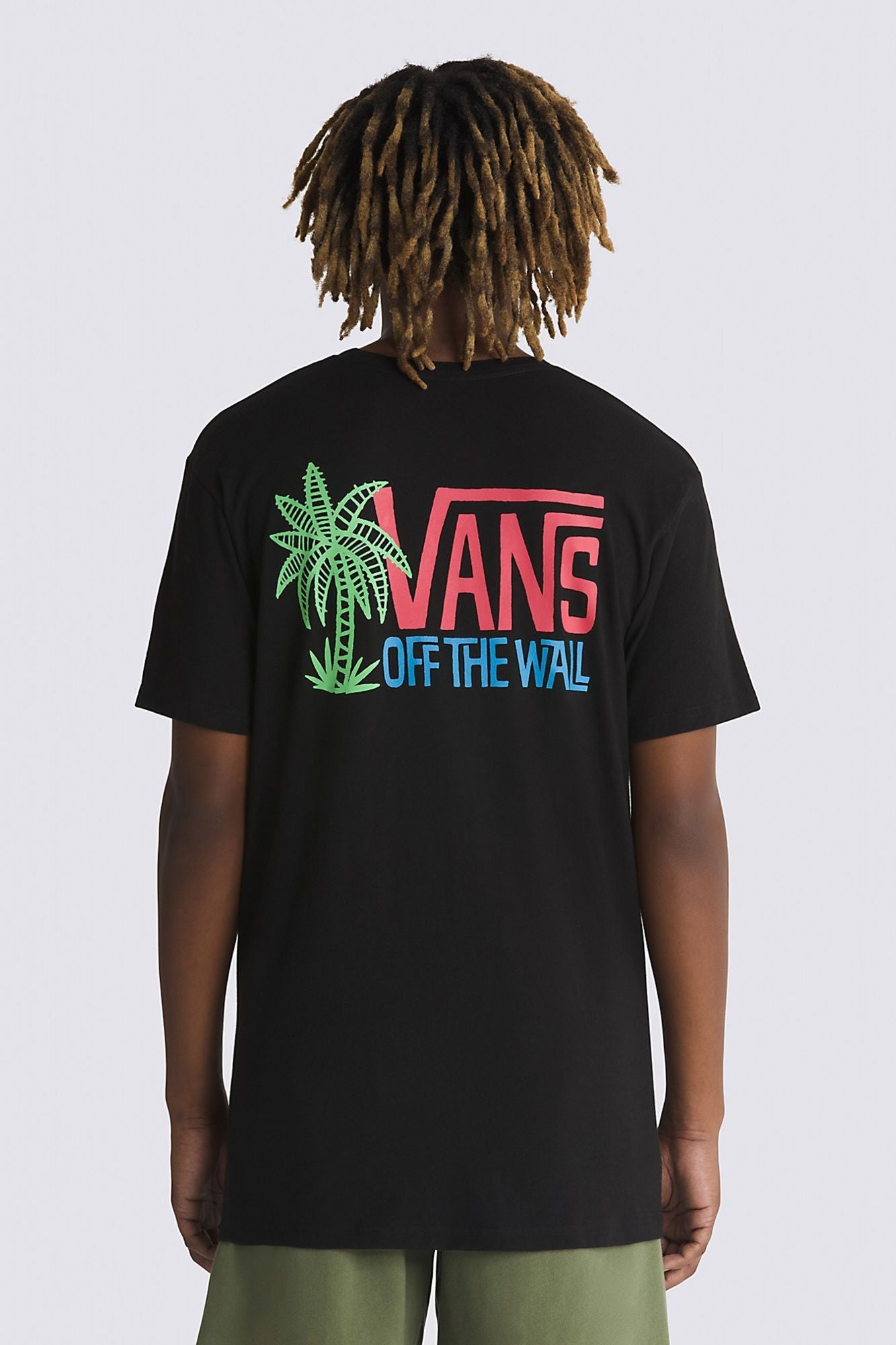 VANS PALM LINES SS en color NEGRO (3)