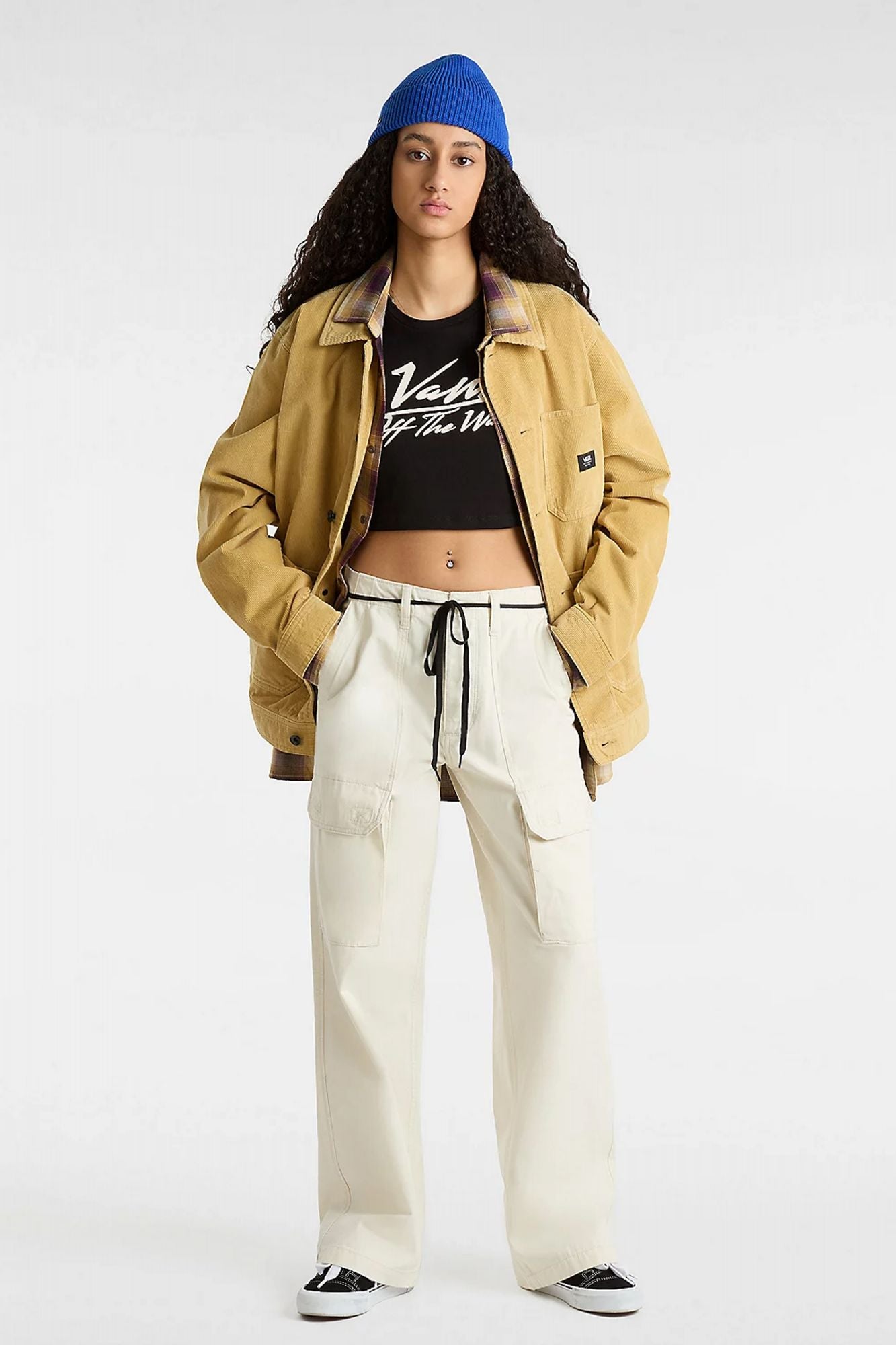 VANS  GO ANYWHERE CREW CROP en color NEGRO (4)