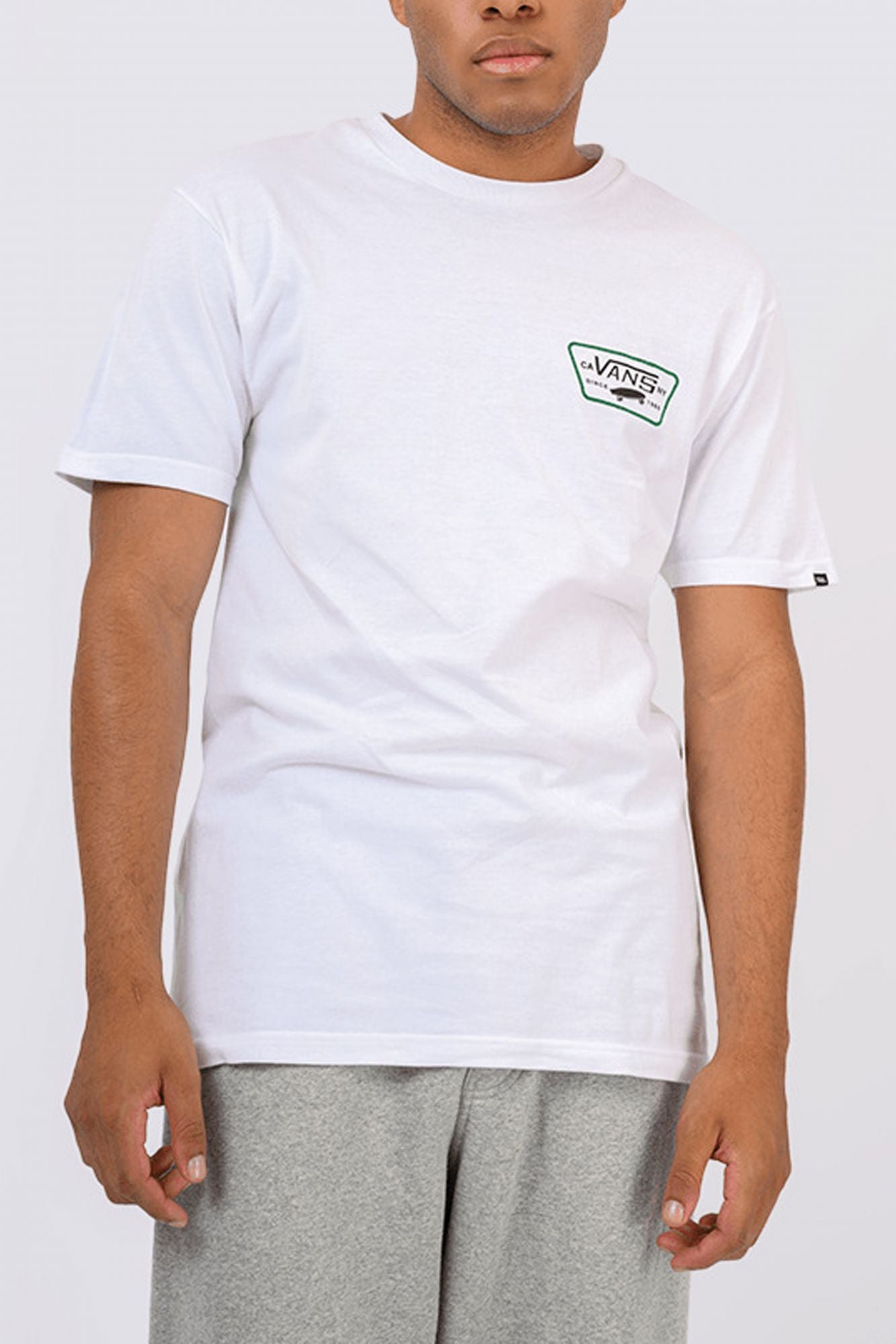 VANS  FULL PATCH BACK SS TEE en color BLANCO (1)