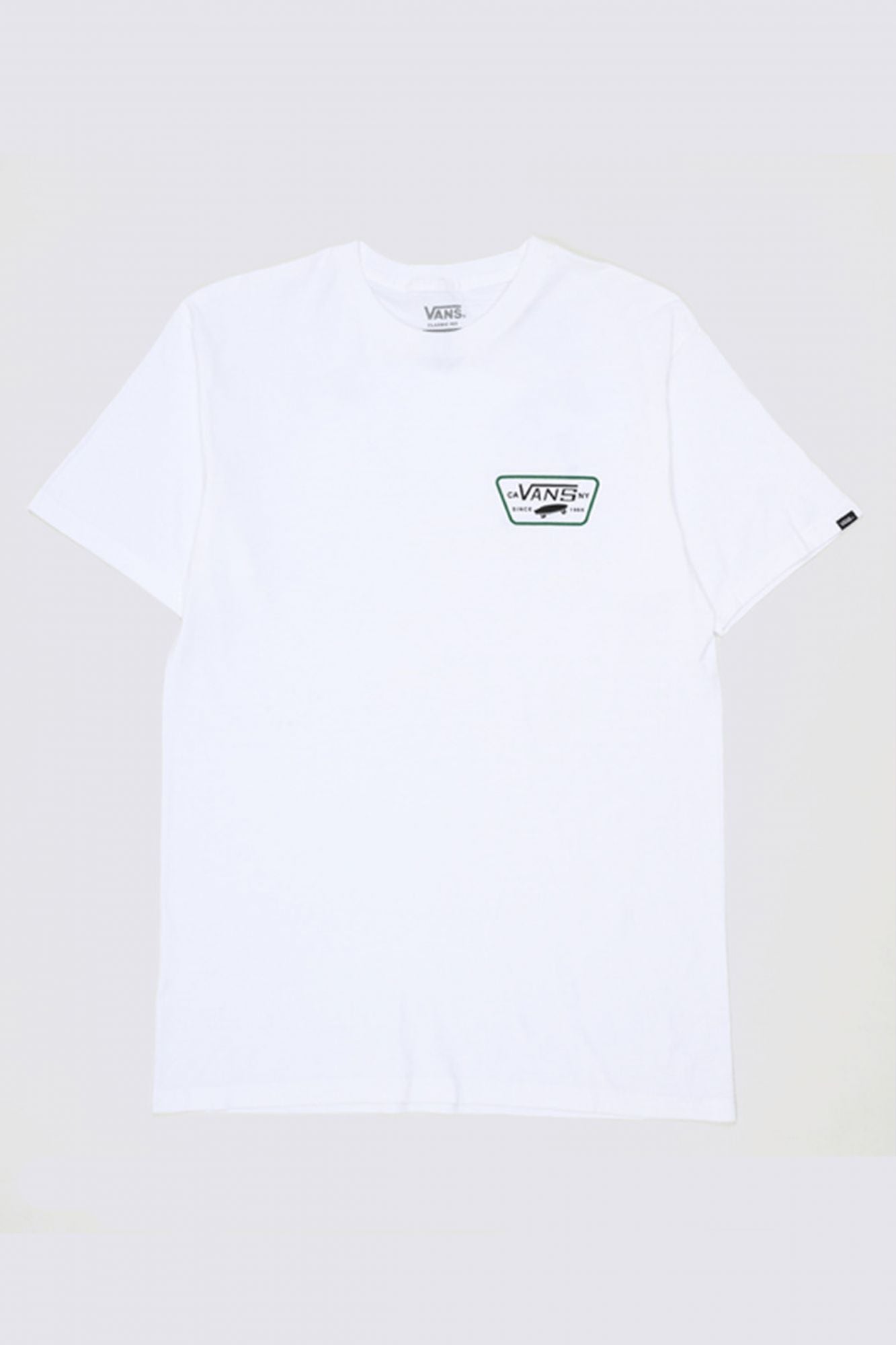 VANS  FULL PATCH BACK SS TEE en color BLANCO (2)