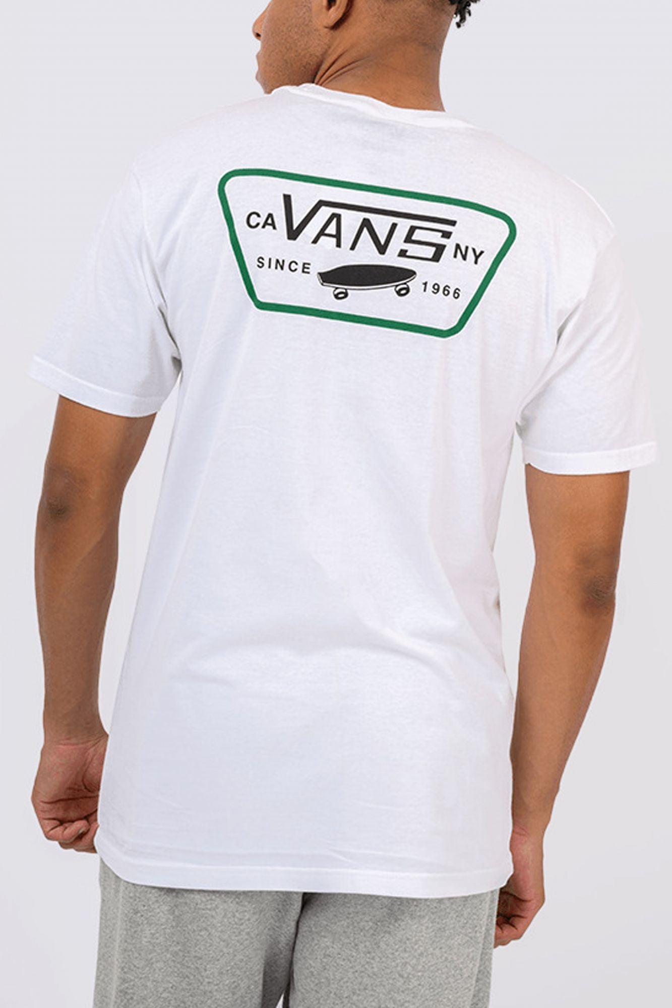 VANS  FULL PATCH BACK SS TEE en color BLANCO (3)