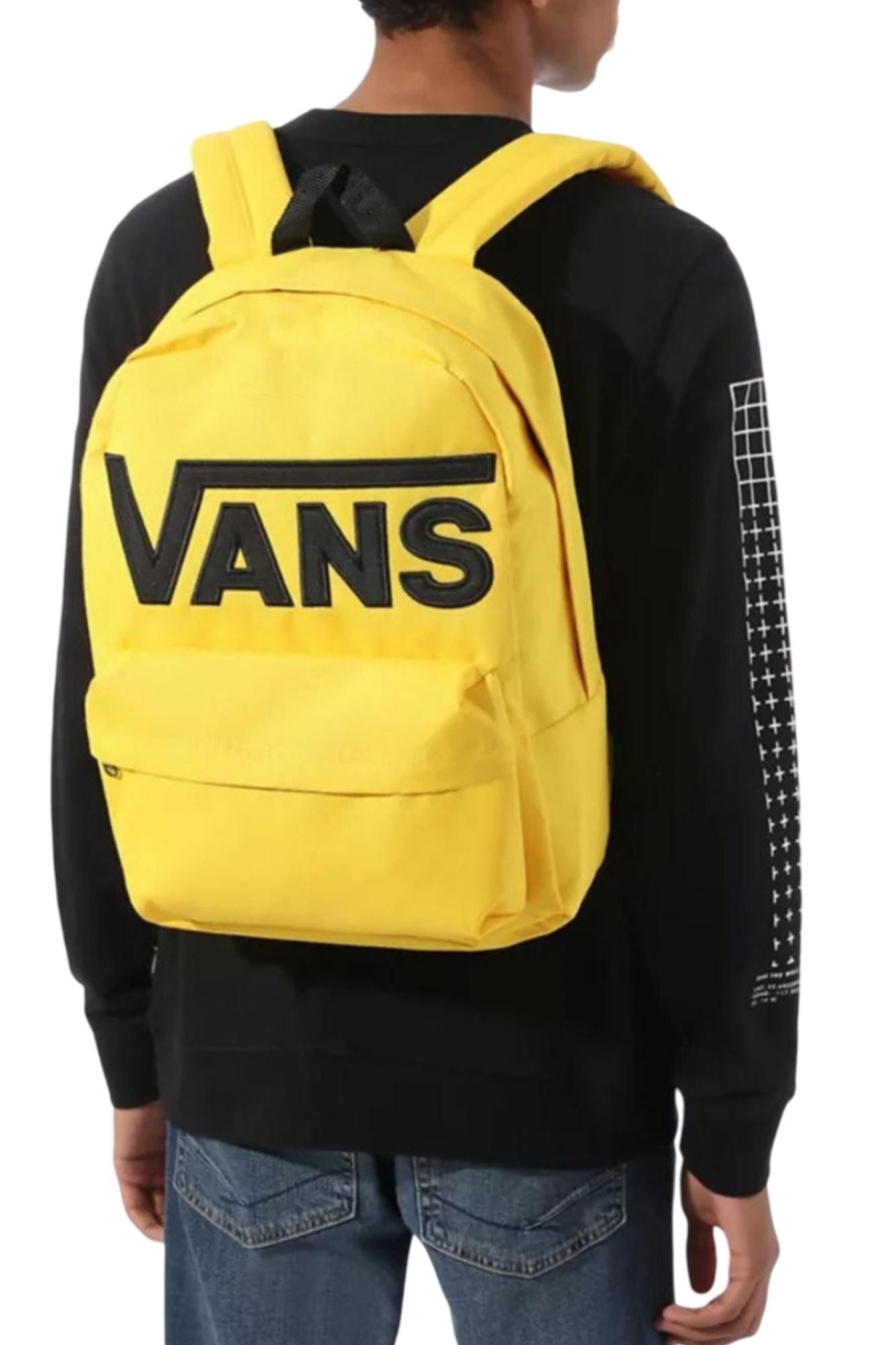 VANS OLD SKOOL DROP V BACKP en color AMARILLO (4)