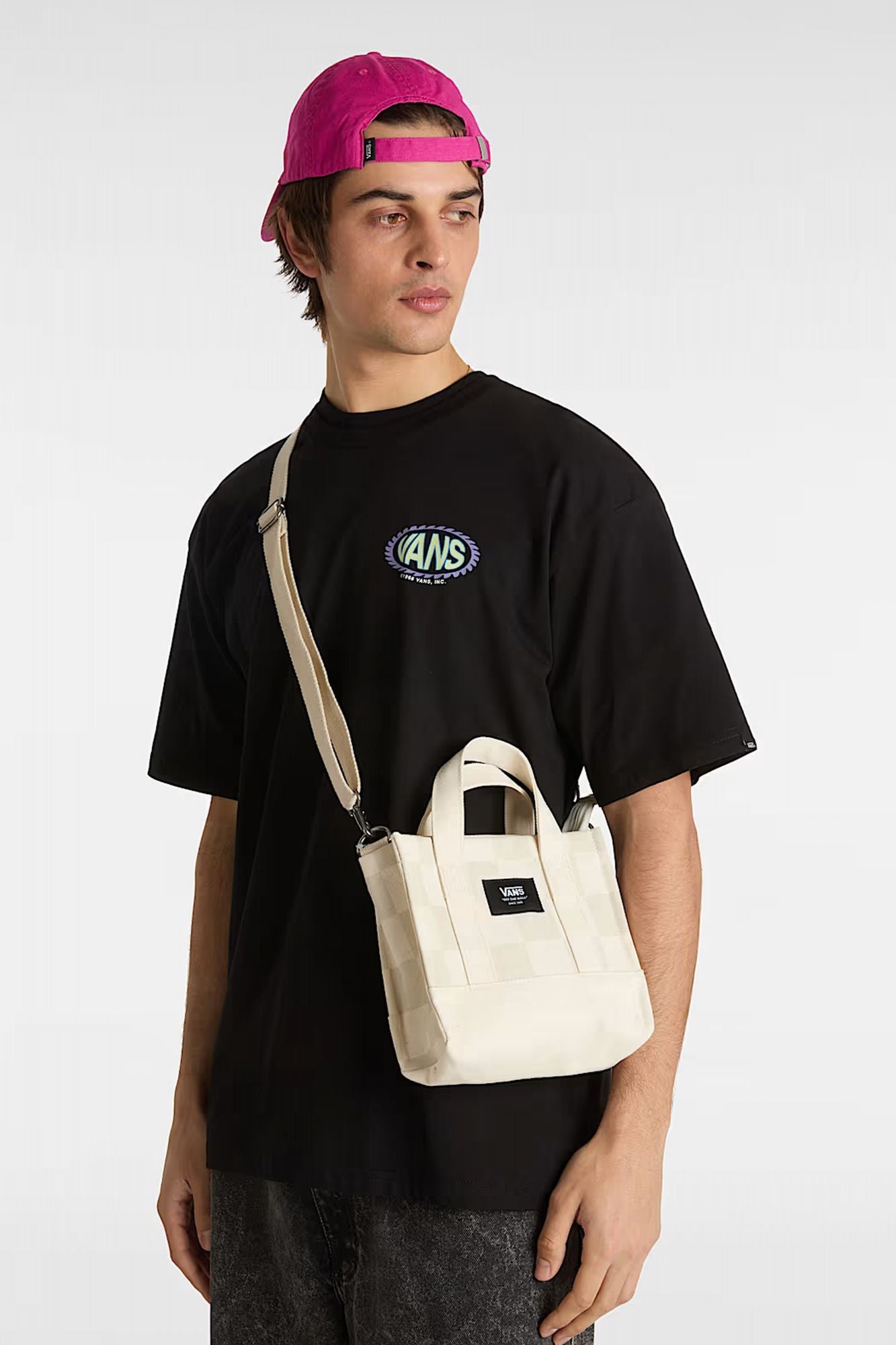 VANS LIL PERGS TOTE en color BEIS (4)