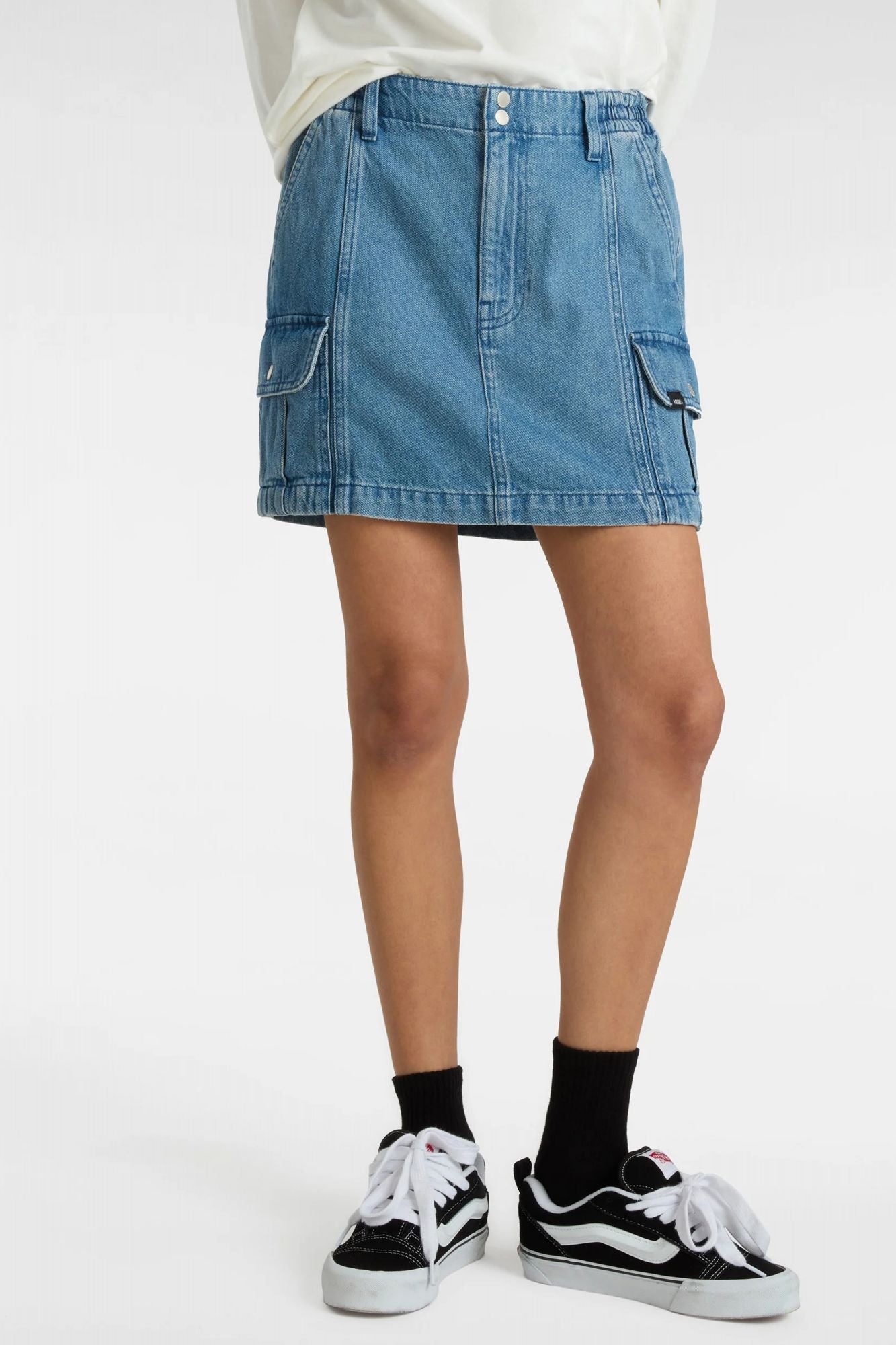 VANS  SIDEWALK DENIM SKIRT en color AZUL (1)
