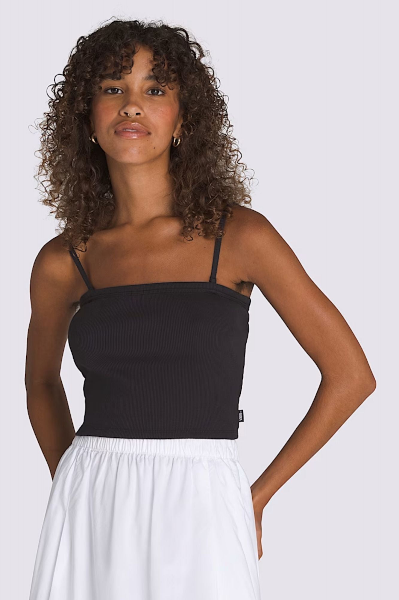 VANS DREW RIB TUBE TOP en color NEGRO (1)