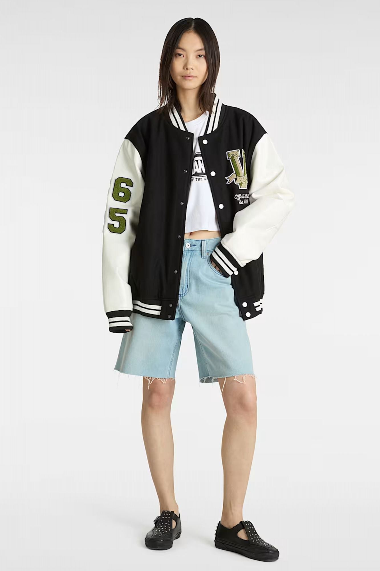 VANS SIRELLE CUT-OFF JORTS en color AZUL (4)