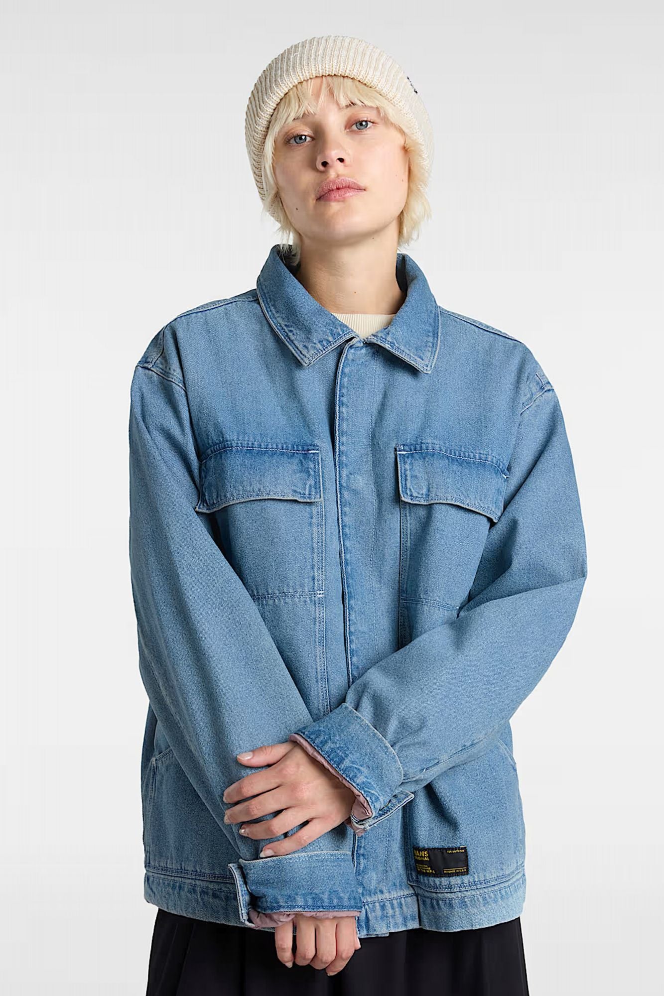 VANS MCAVOY DENIM STATION J en color AZUL (1)