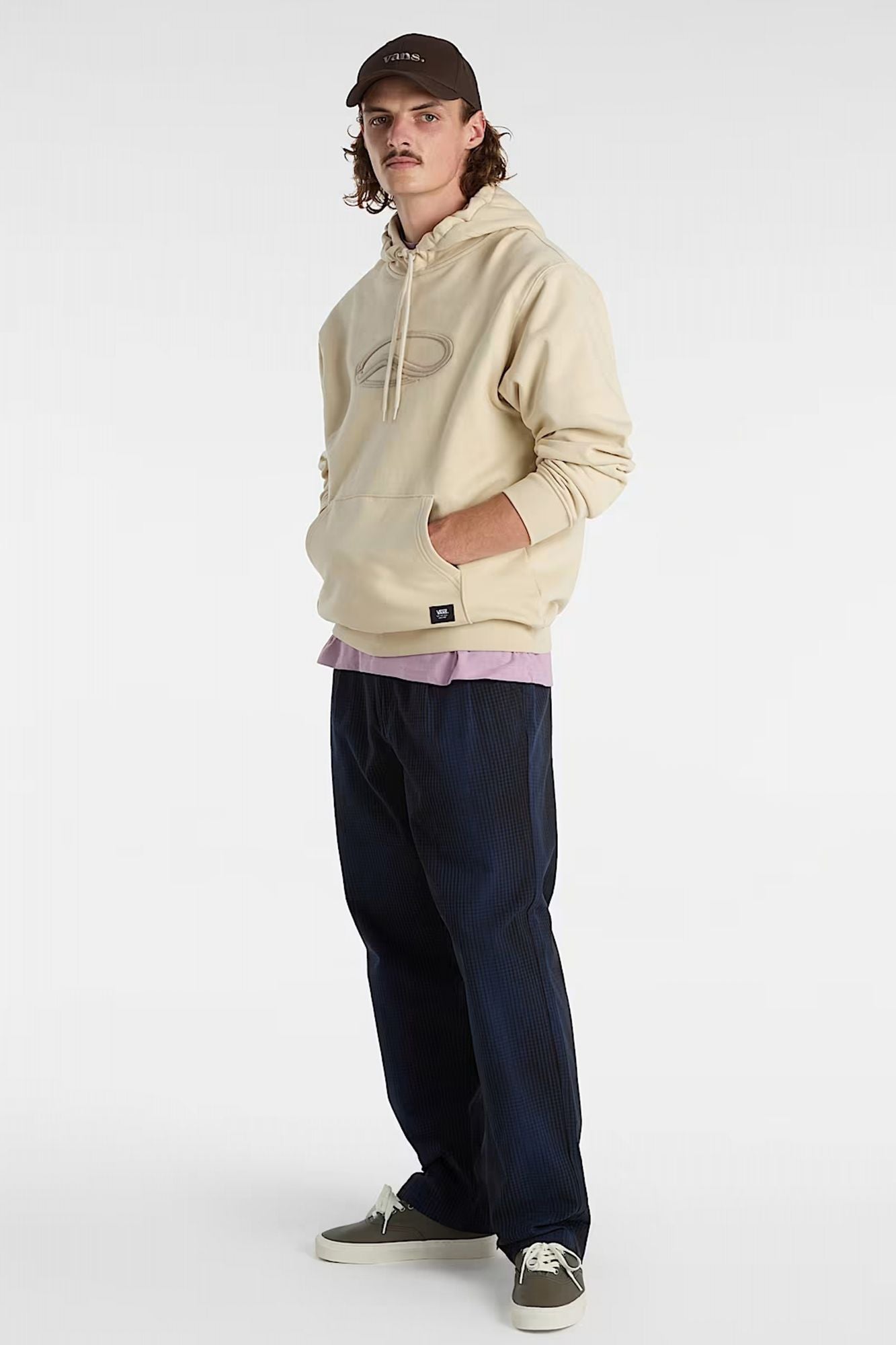 VANS OVAL LOOSE FLEECE en color BEIS (4)