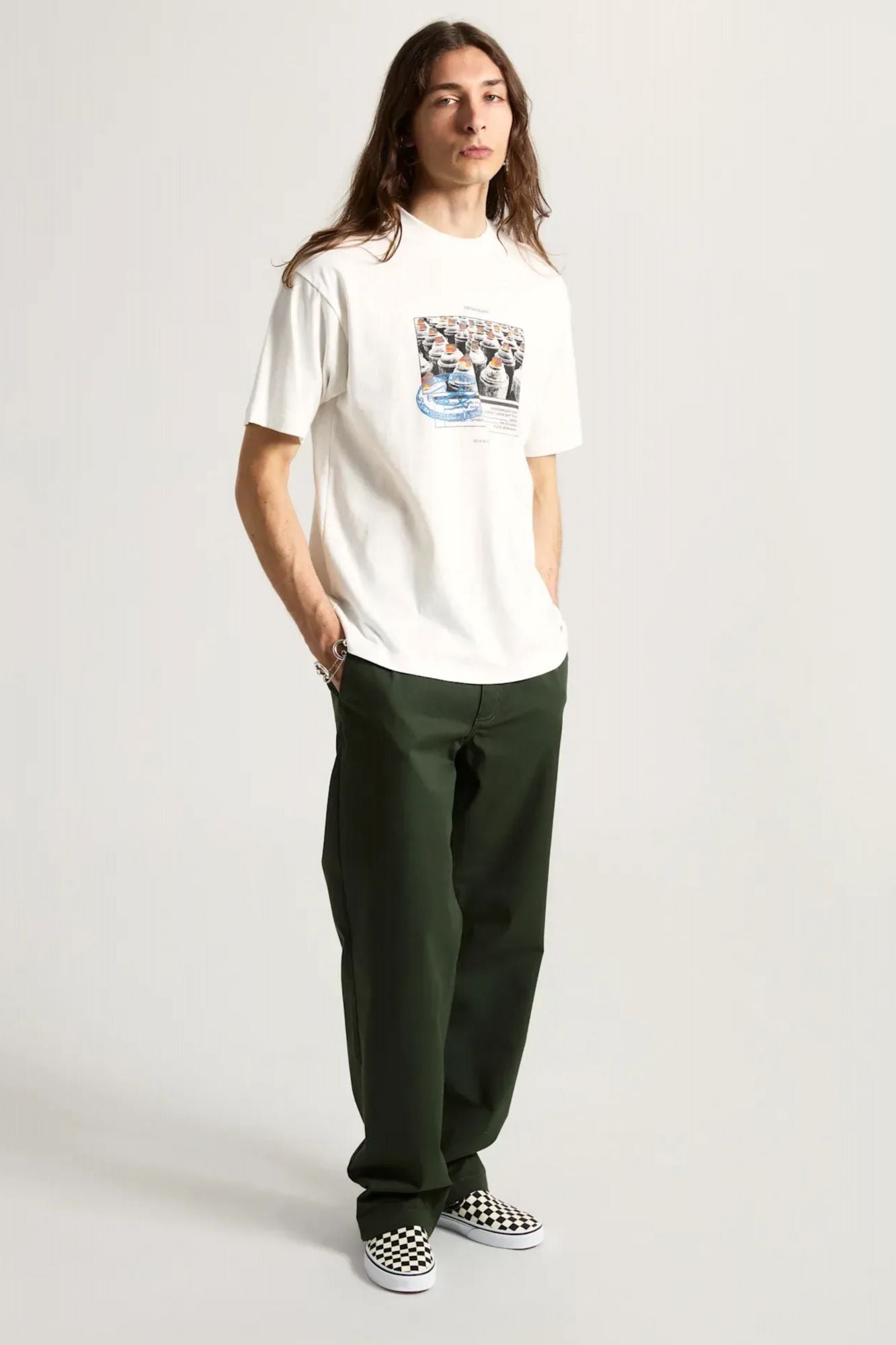 VANS SK8 HI LOGO TEE en color BLANCO (1)