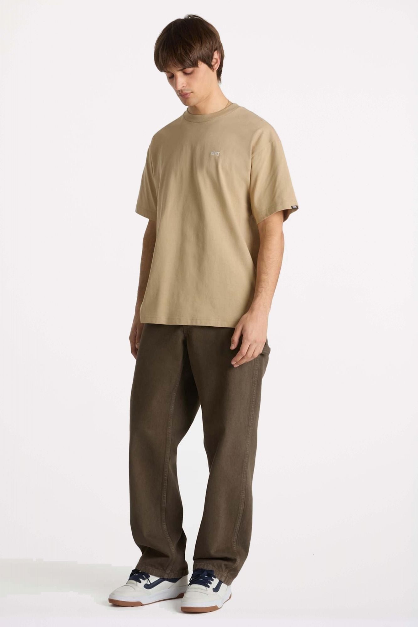 VANS LEFT CHEST II LOOSE SS en color MARRON CLARO (4)