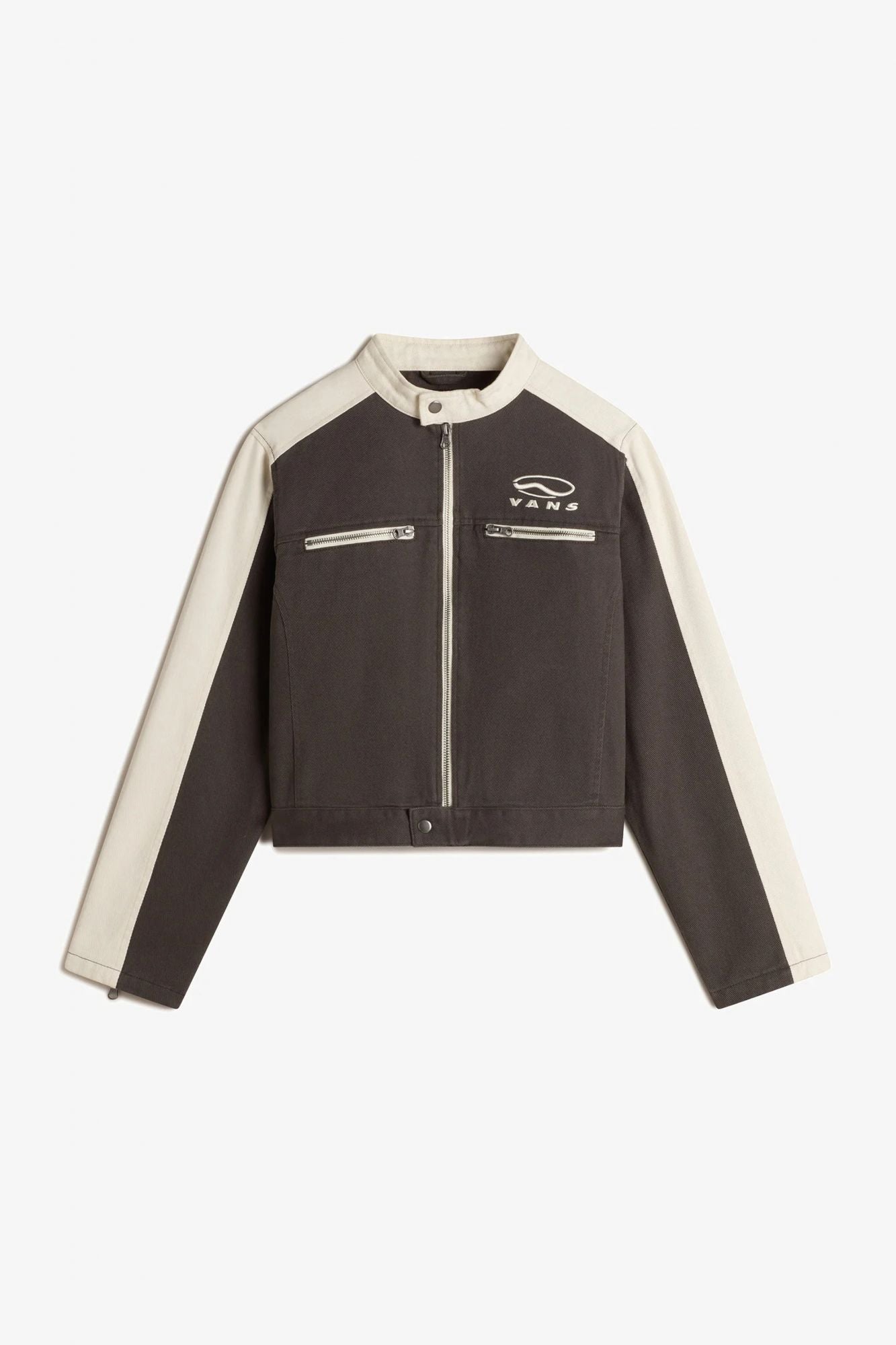VANS RYDEN BIKER JACKET FAD en color MARRON (2)
