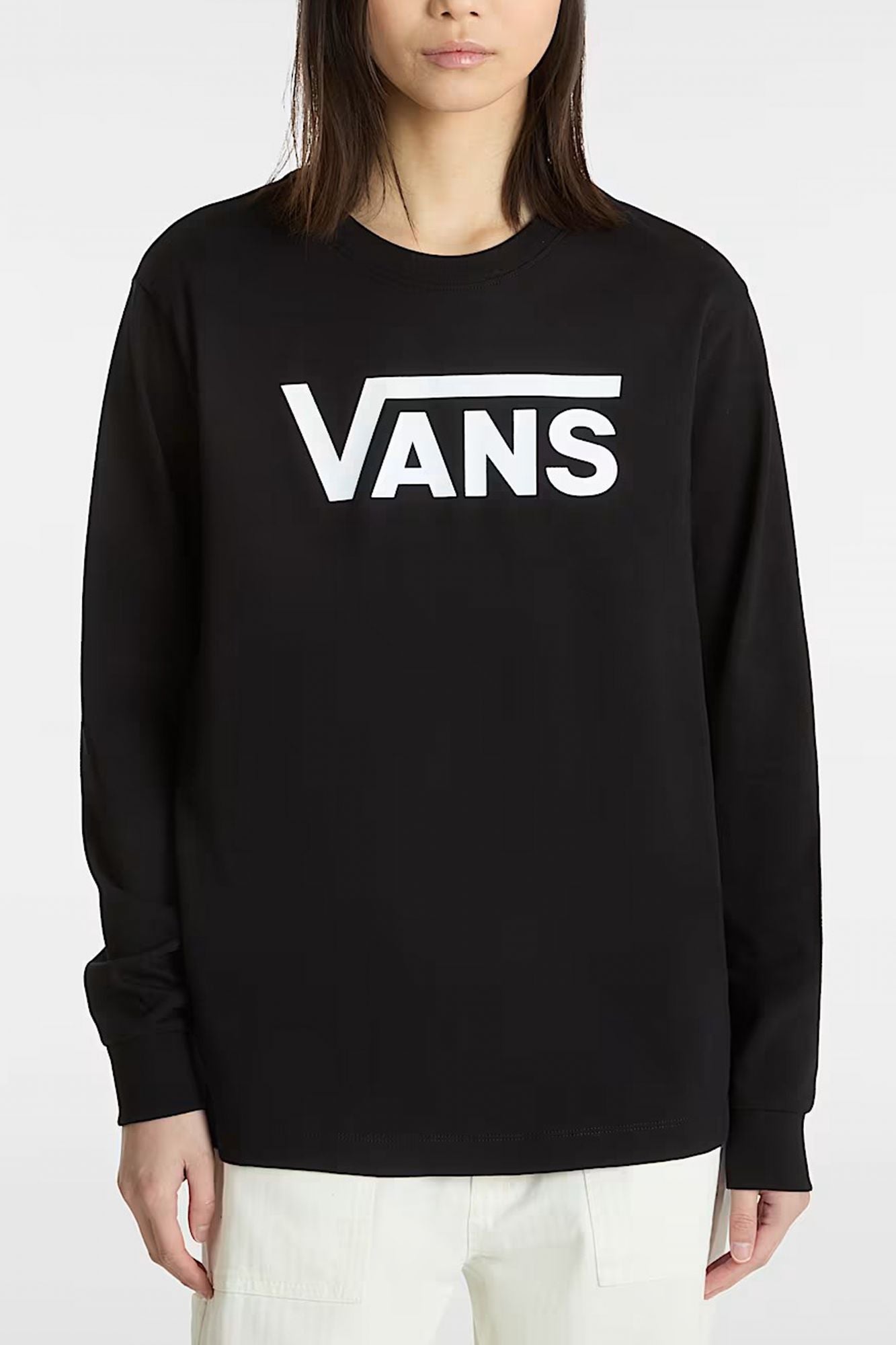 VANS CLASSIC LS TEE en color NEGRO (1)