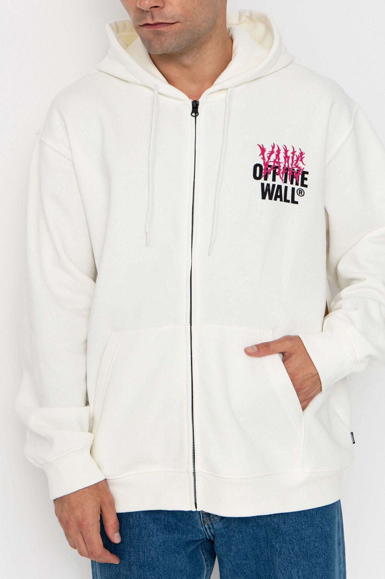 VANS METAL WALL FULL ZIP en color BLANCO (1)