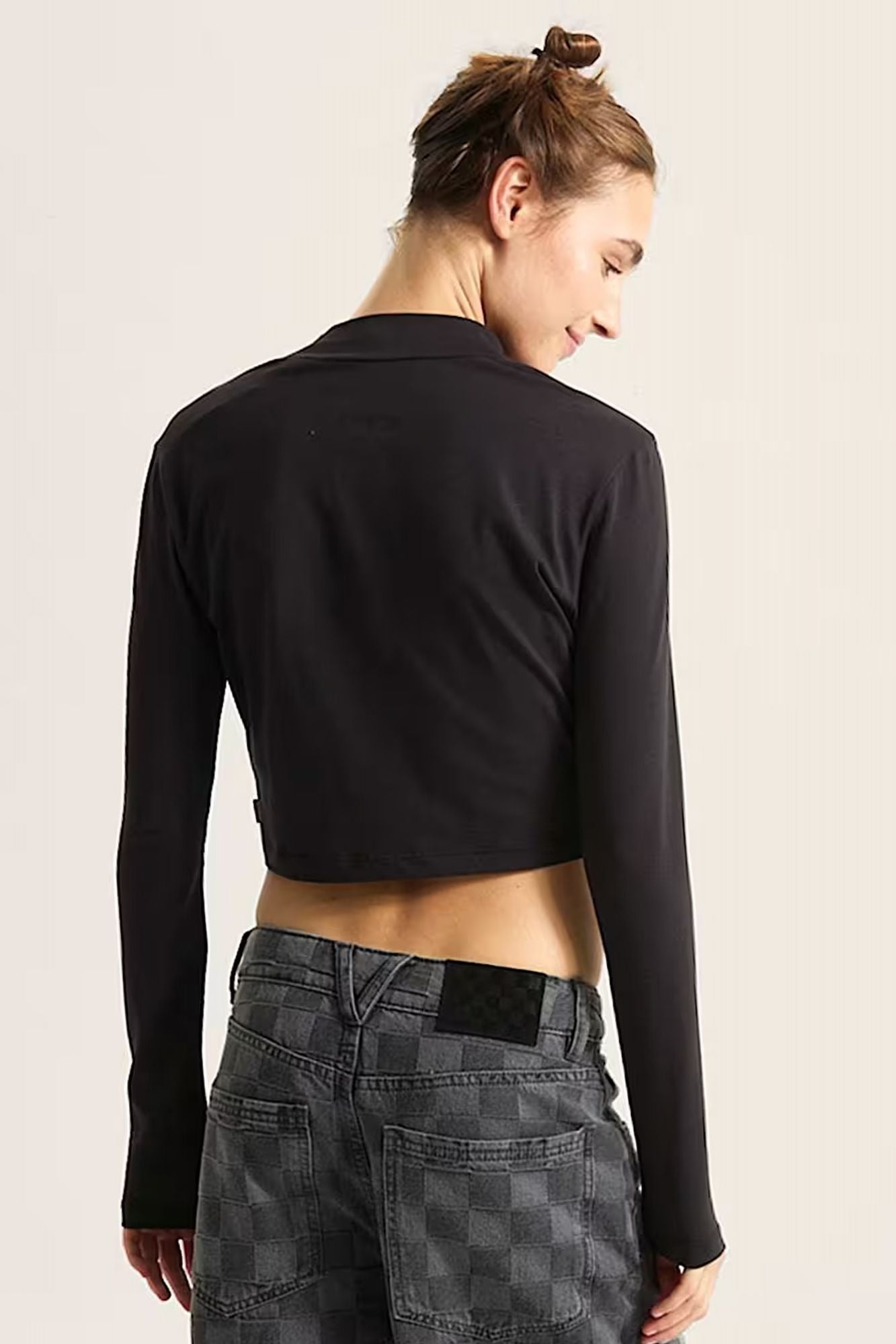 VANS SCRIPT MINI MOCK LS en color NEGRO (3)