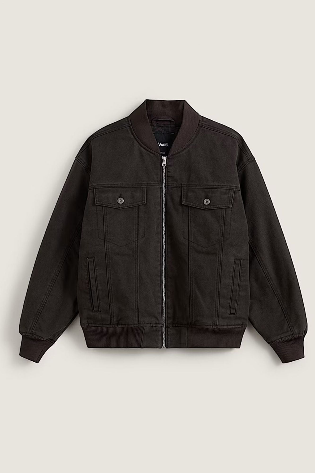 VANS TRUCKSTOP BOMBER JACKE en color MARRON (2)