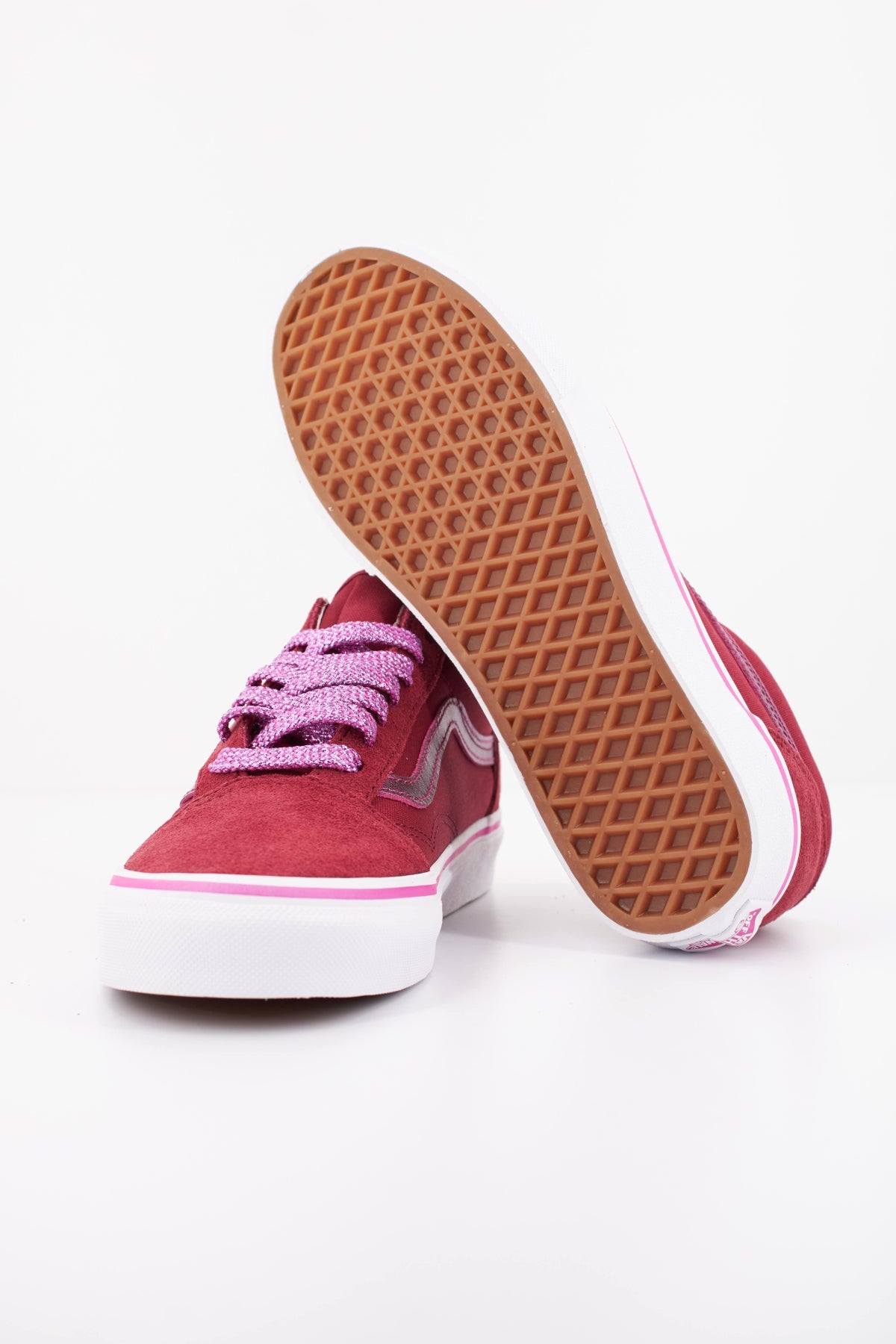 VANS OLD SKOOL MTLC en color BURDEOS (5)