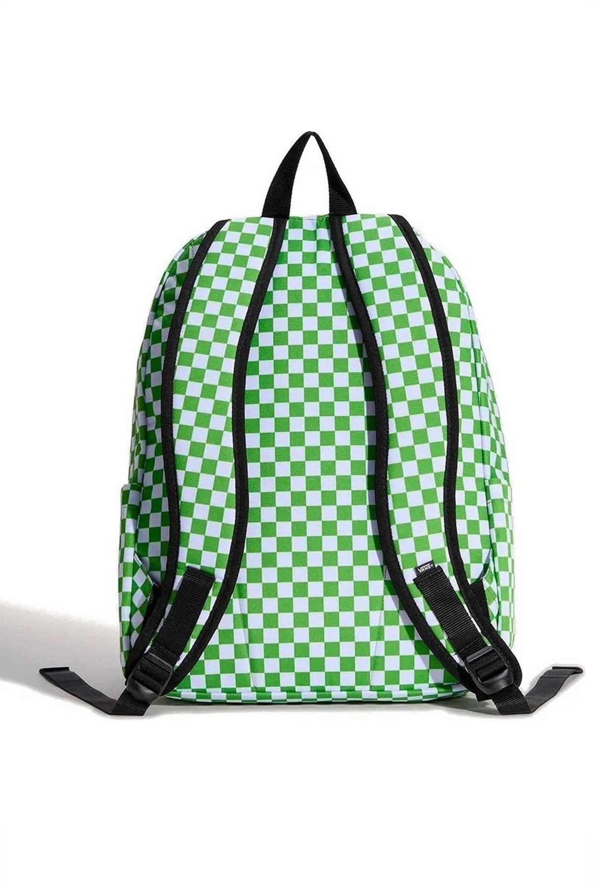 VANS OLD SKOOL CHECK BACKPACK en color VERDE (2)