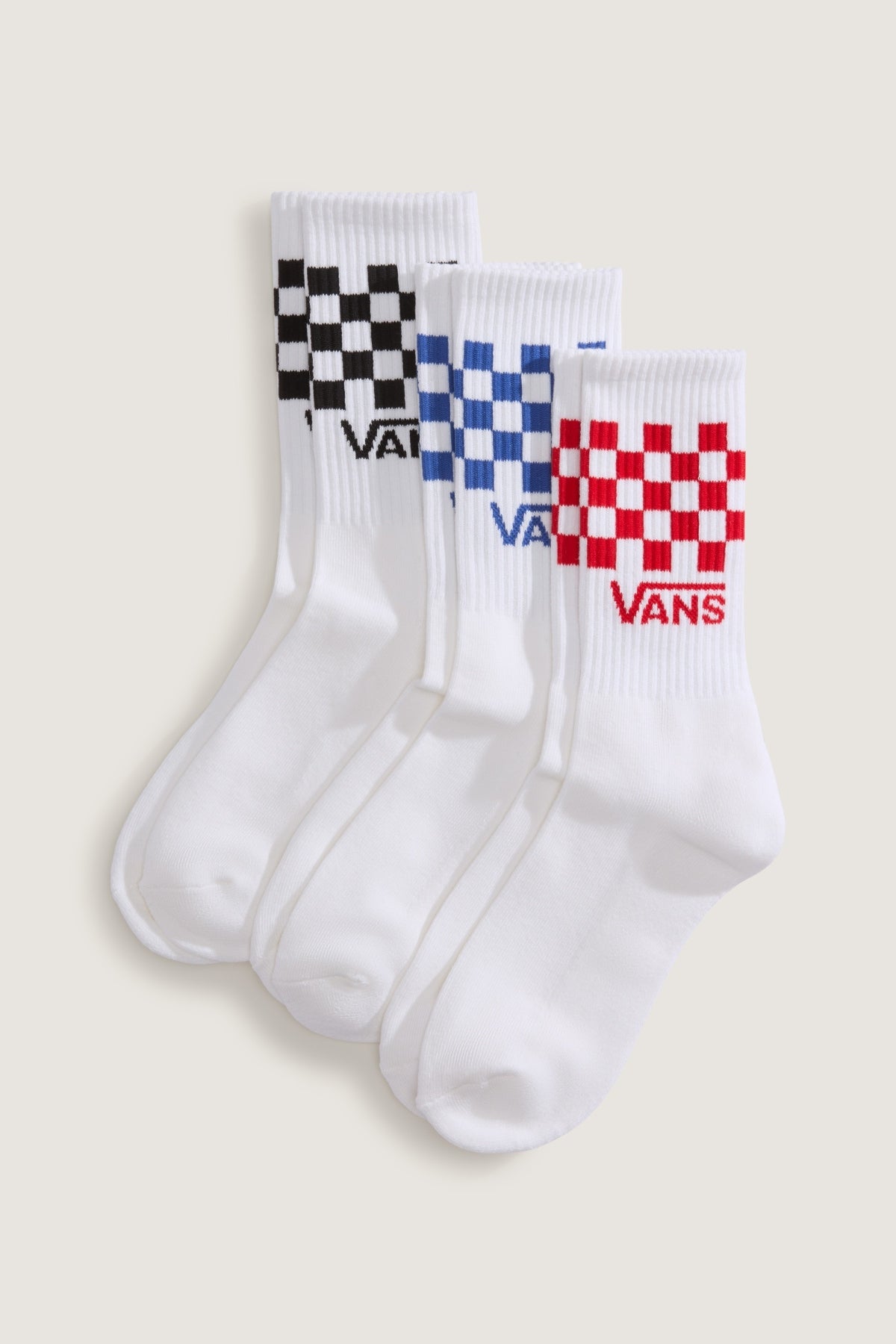 VANS VN000QBUWHT1 CLASSIC CHECK CREW en color BLANCO (1)