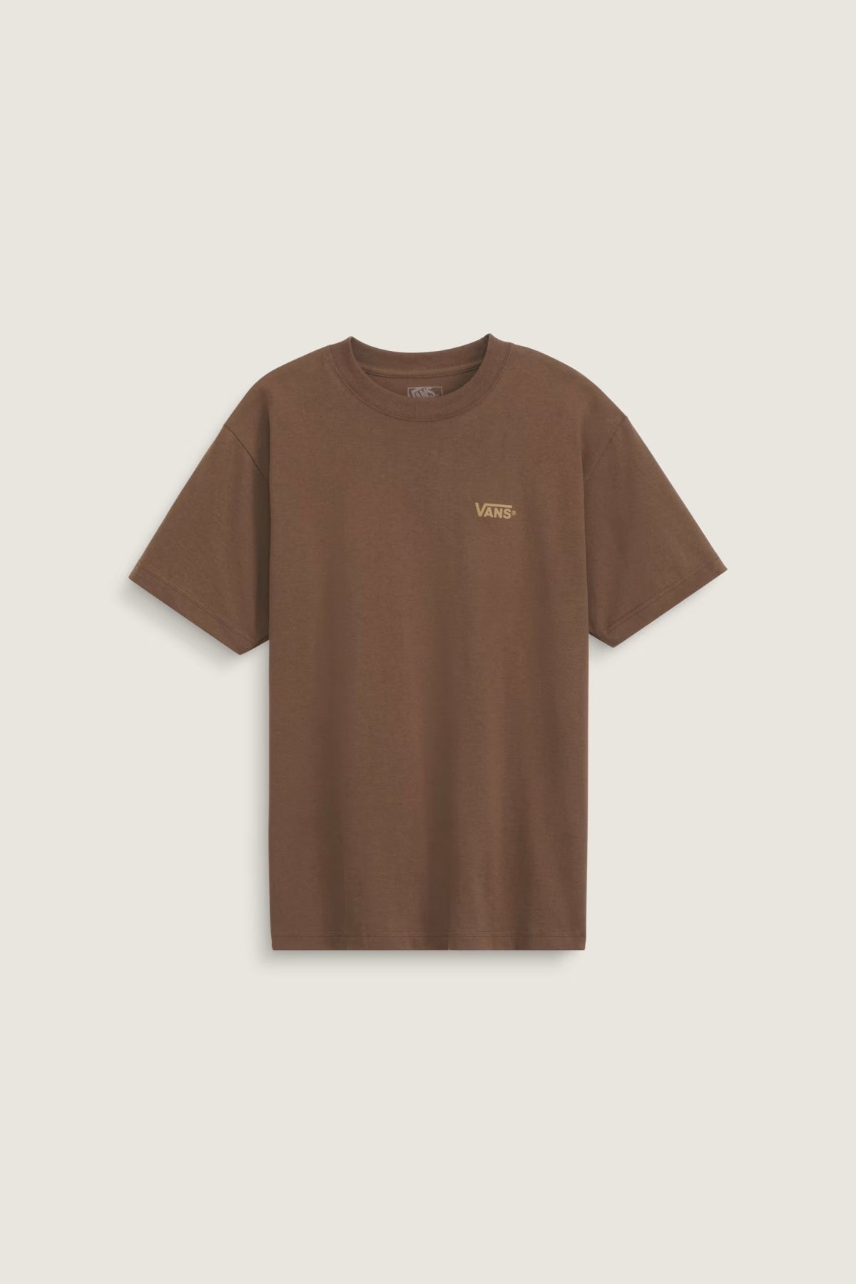 VANS VN000TBXFST1 NEW LEFT CHEST SS TEE en color MARRON (2)