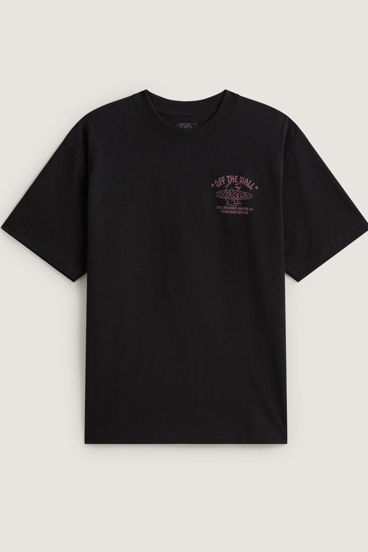 VANS VN001024BLK1 FOOD SPOT SS TEE en color NEGRO (1)