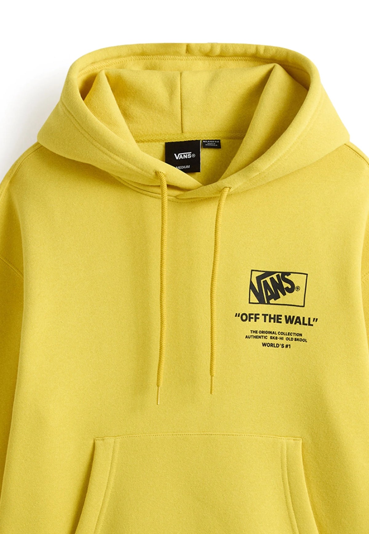 VANS VN00105PGRV1 STACKED HI PULLOVER en color AMARILLO (4)