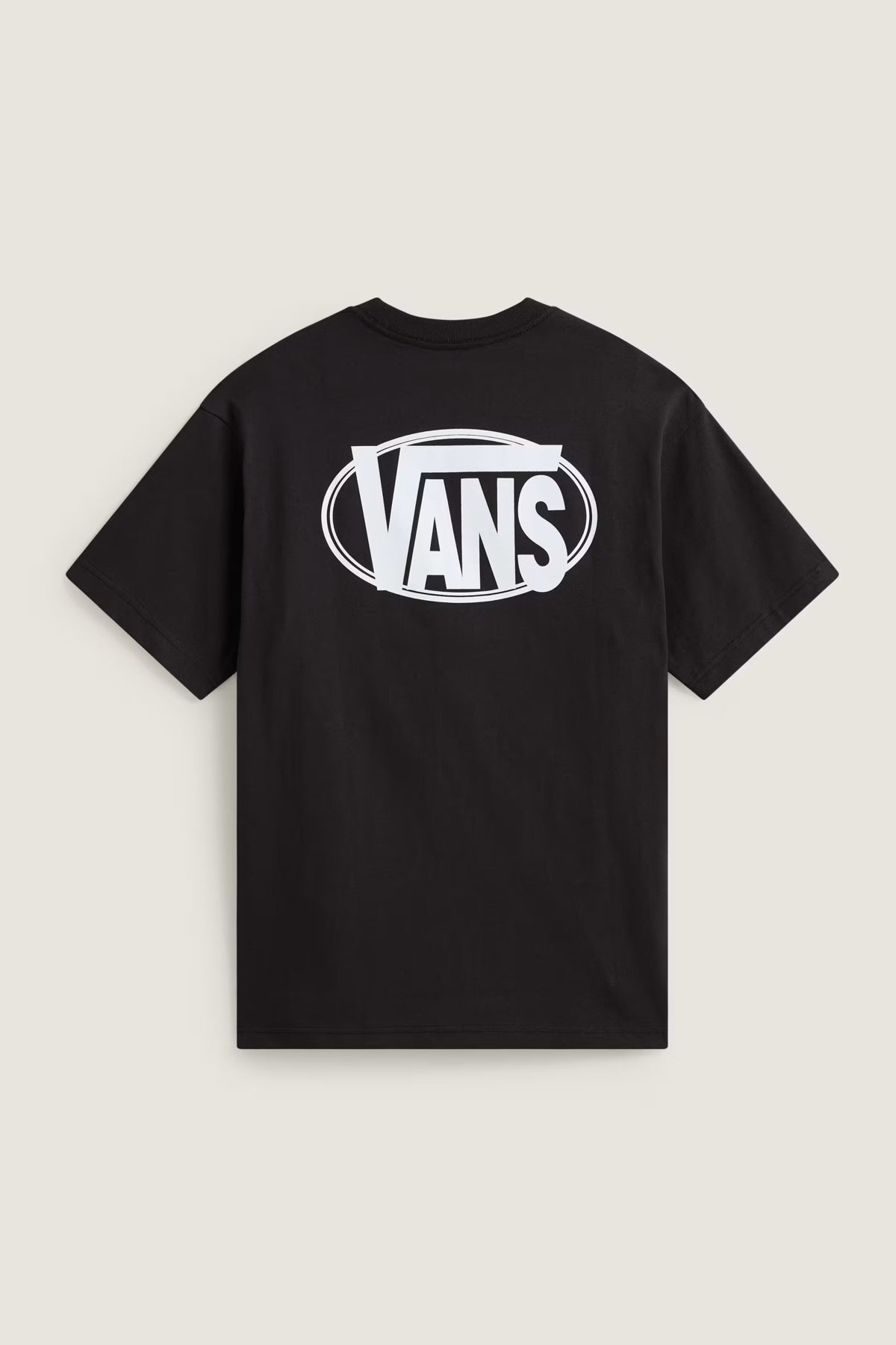 VANS OVAL LOGO LOOSE SS TEE en color NEGRO (2)