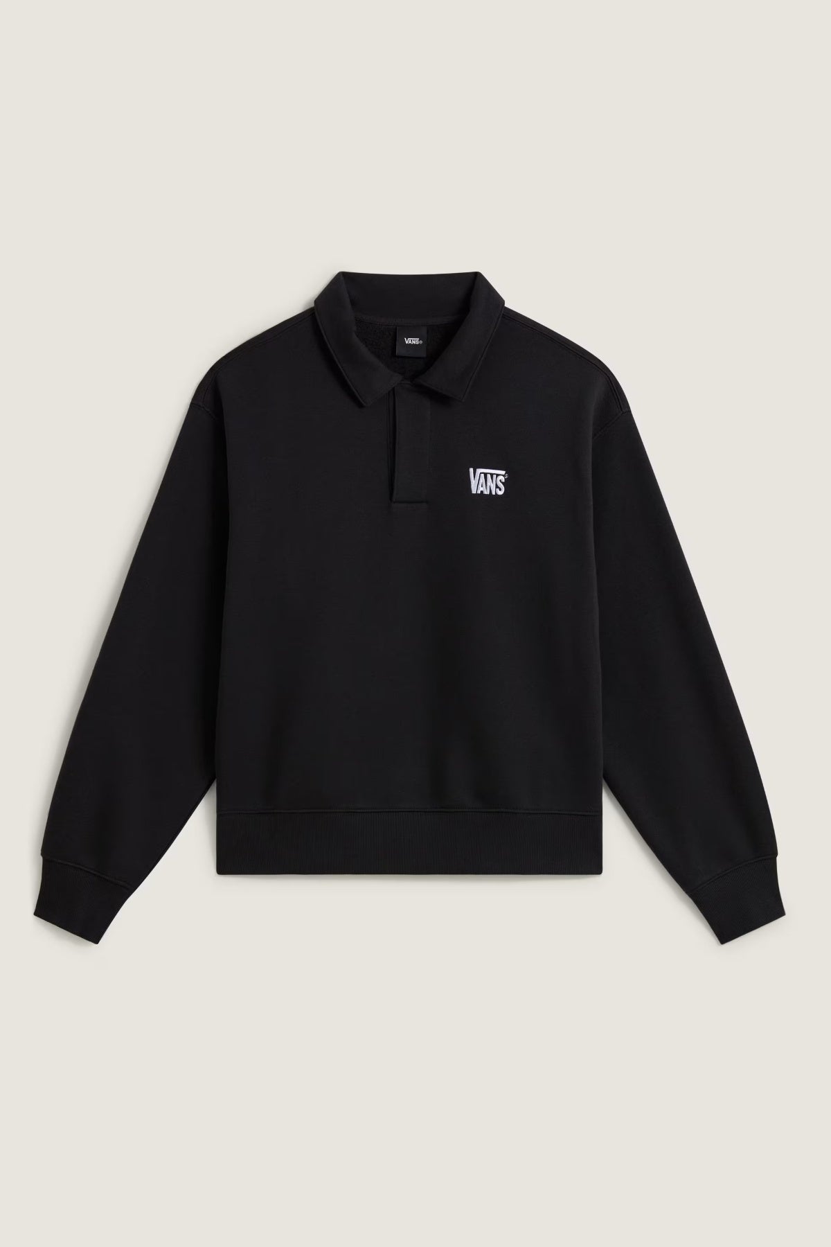 VANS VN000XHDBLK1 POLO FLEECE PULLOVER en color NEGRO (1)