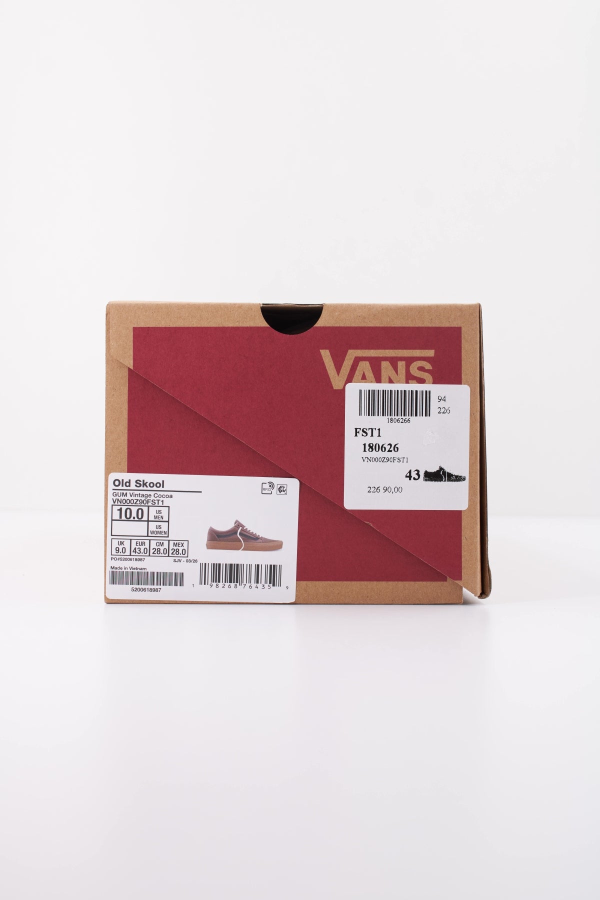 VANS VN000Z90FST1 OLD SKOOL GUM VNTCO en color MARRON (6)