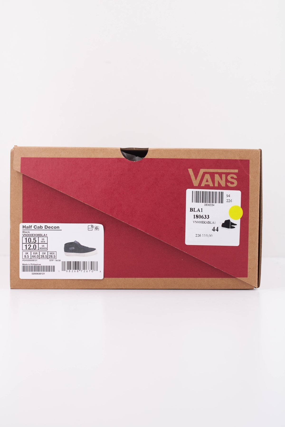 VANS HALF CAB DECON en color NEGRO (6)