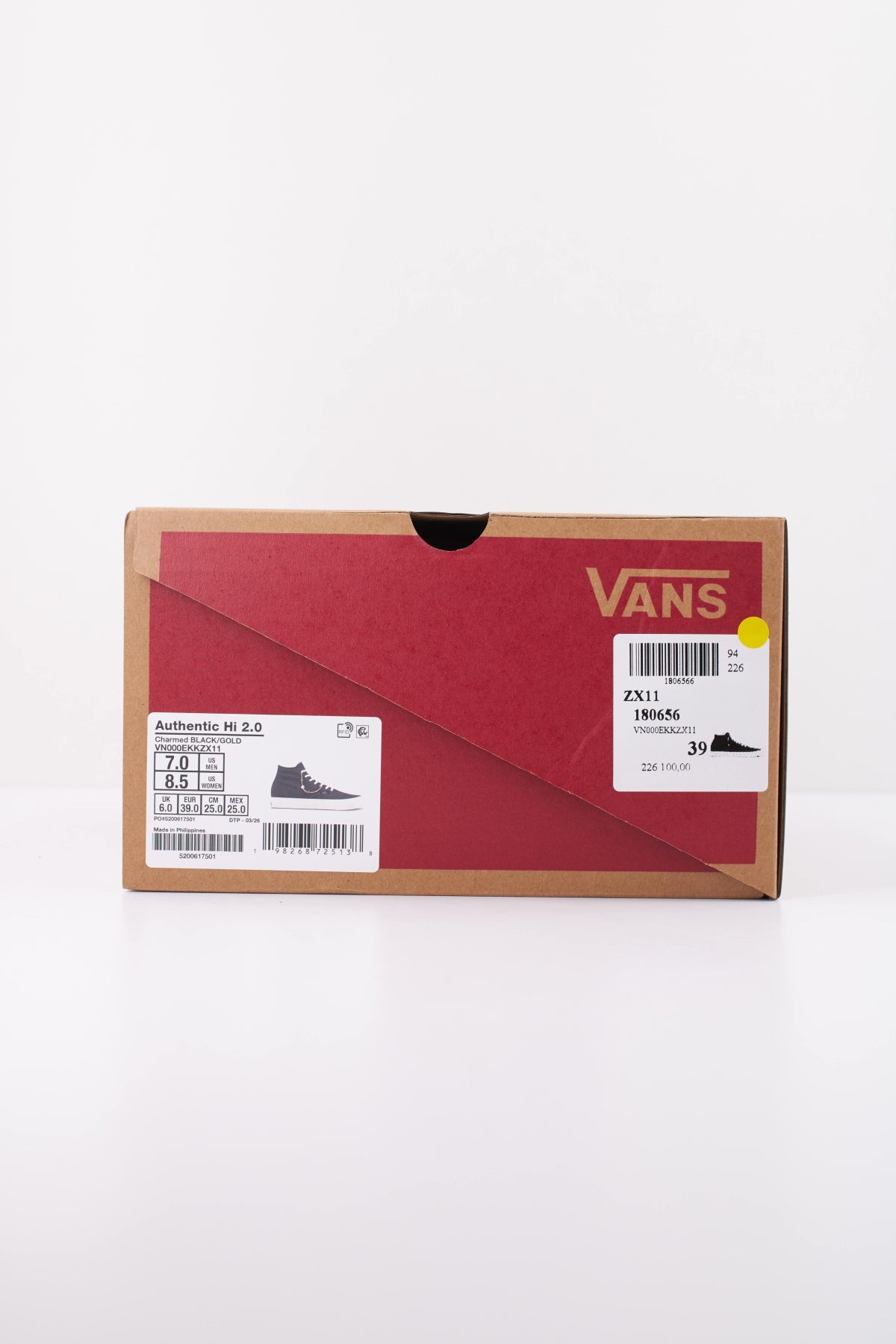 VANS AUTHENTIC HI 2.0 en color NEGRO (6)