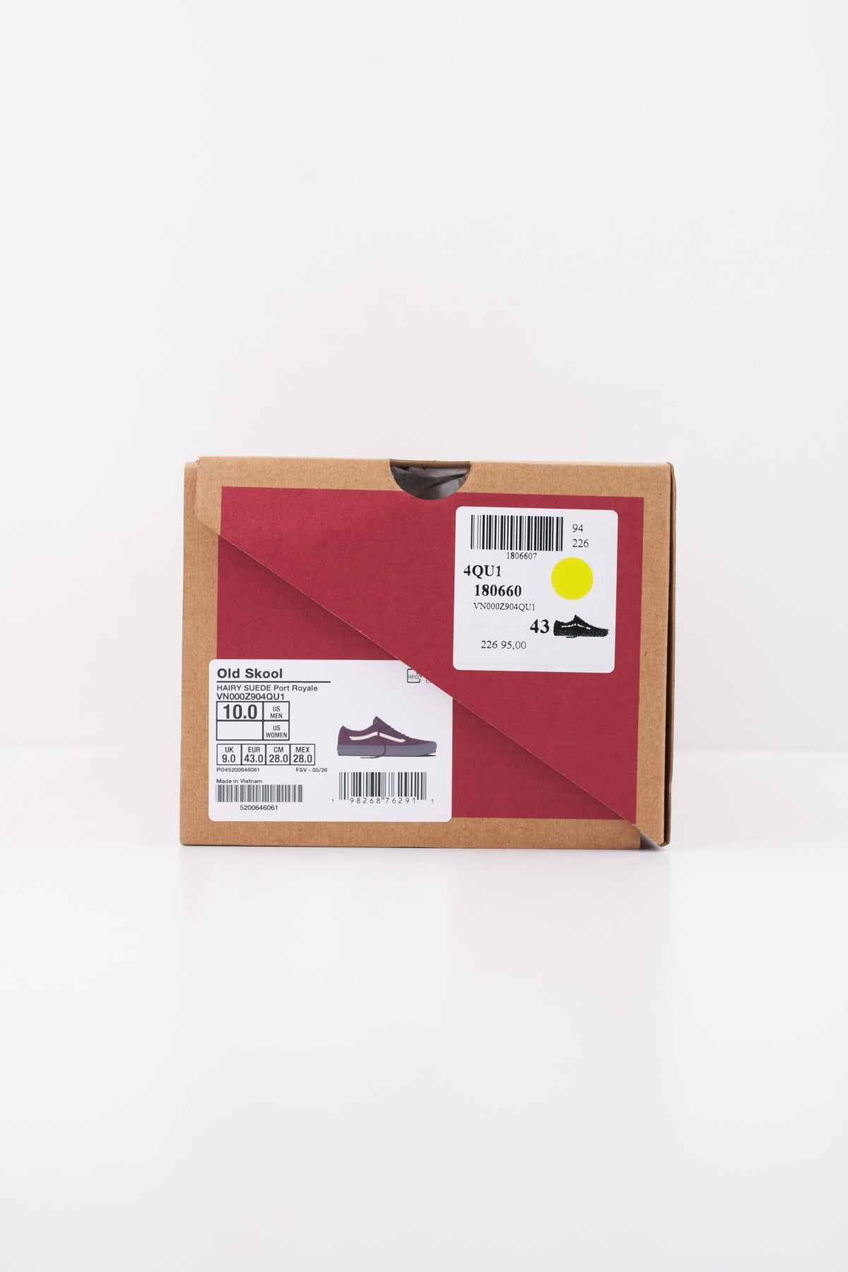VANS VN000Z904QU1 OLD SKOOL HRYS DRRED en color BURDEOS (6)