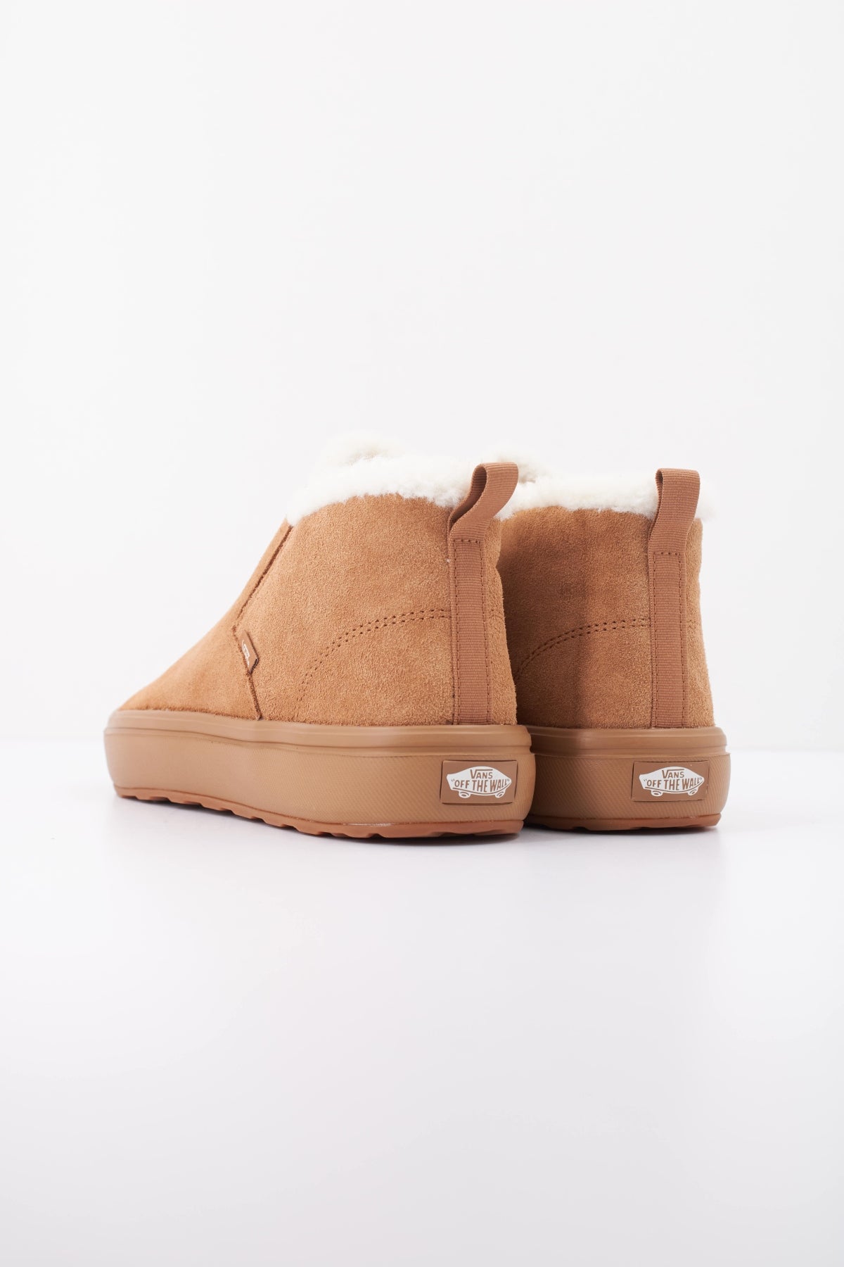 VANS VN0010VCGWT1 MID SLIP PLATFORM LIGH en color MARRON CLARO (4)