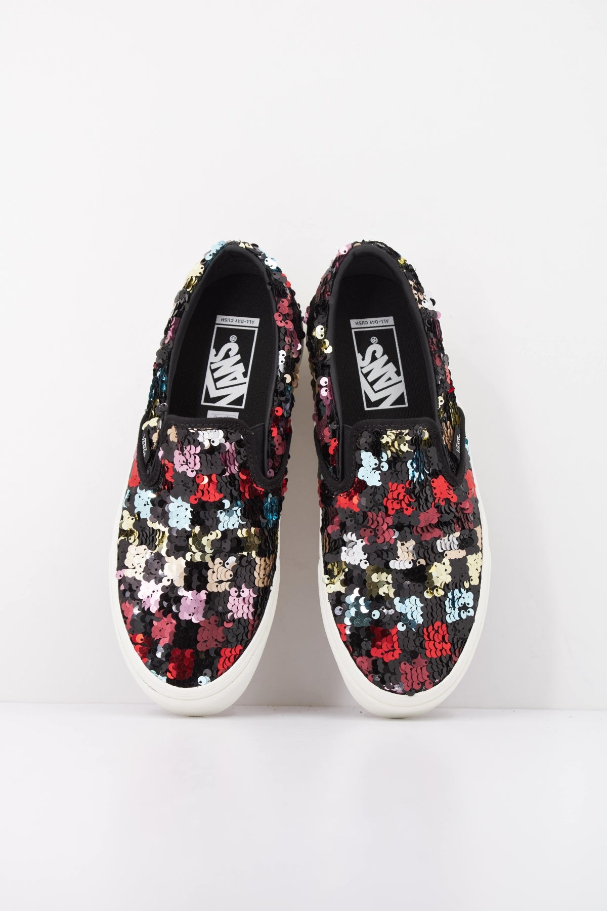 VANS CLASSIC SLIP-ON CHECKERBOARD VN0010W0BOQ1 en color MULTICOLOR (3)