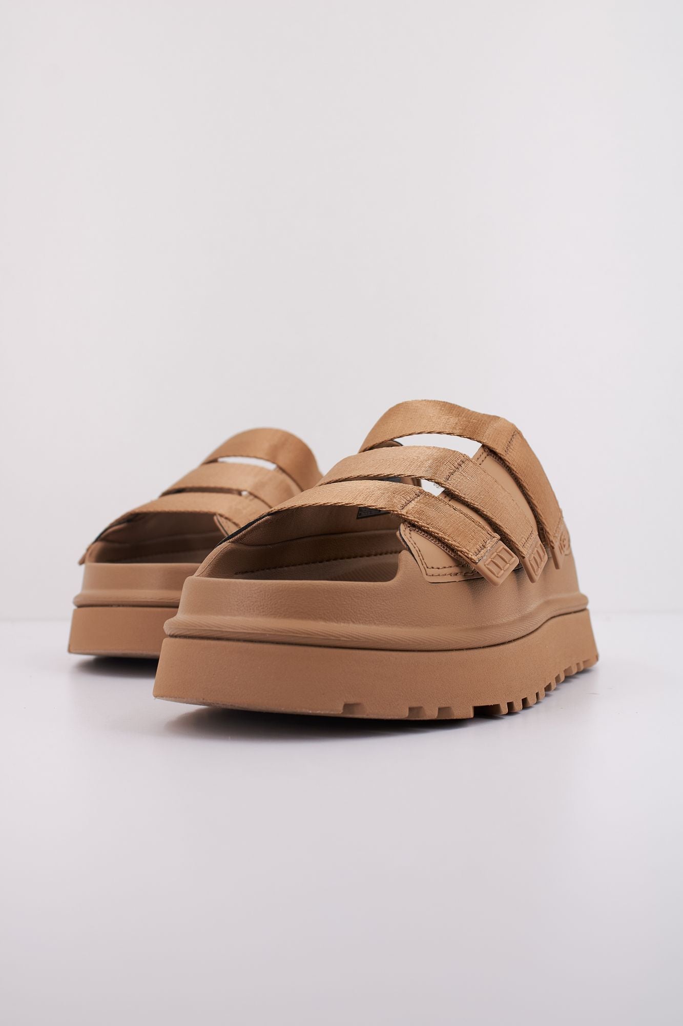 UGG  W GOLDEN GLOW SLIDE en color MARRON (2)