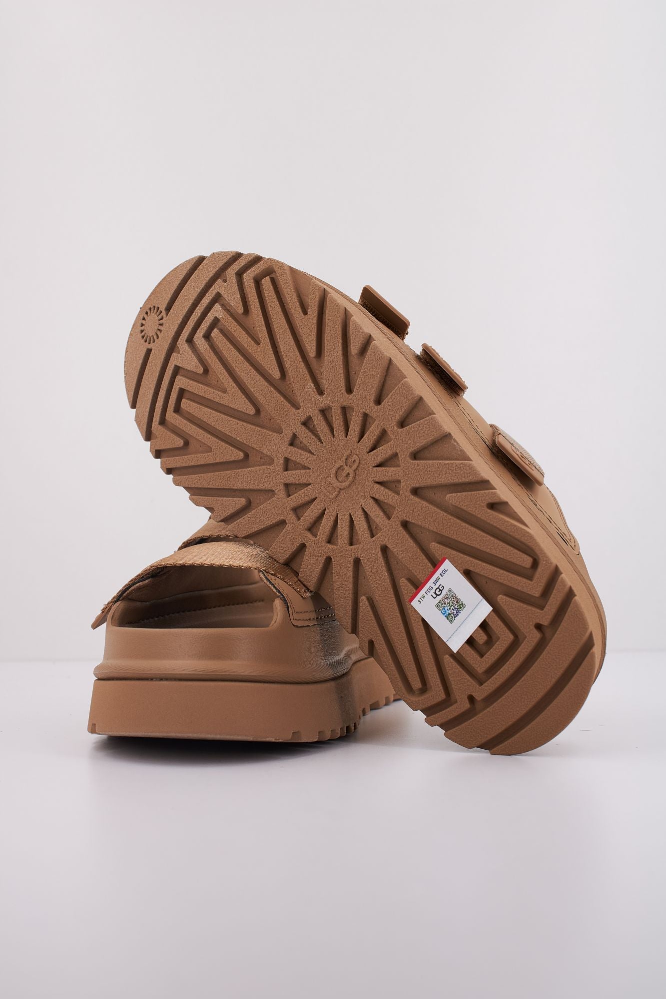 UGG  W GOLDEN GLOW SLIDE en color MARRON (5)