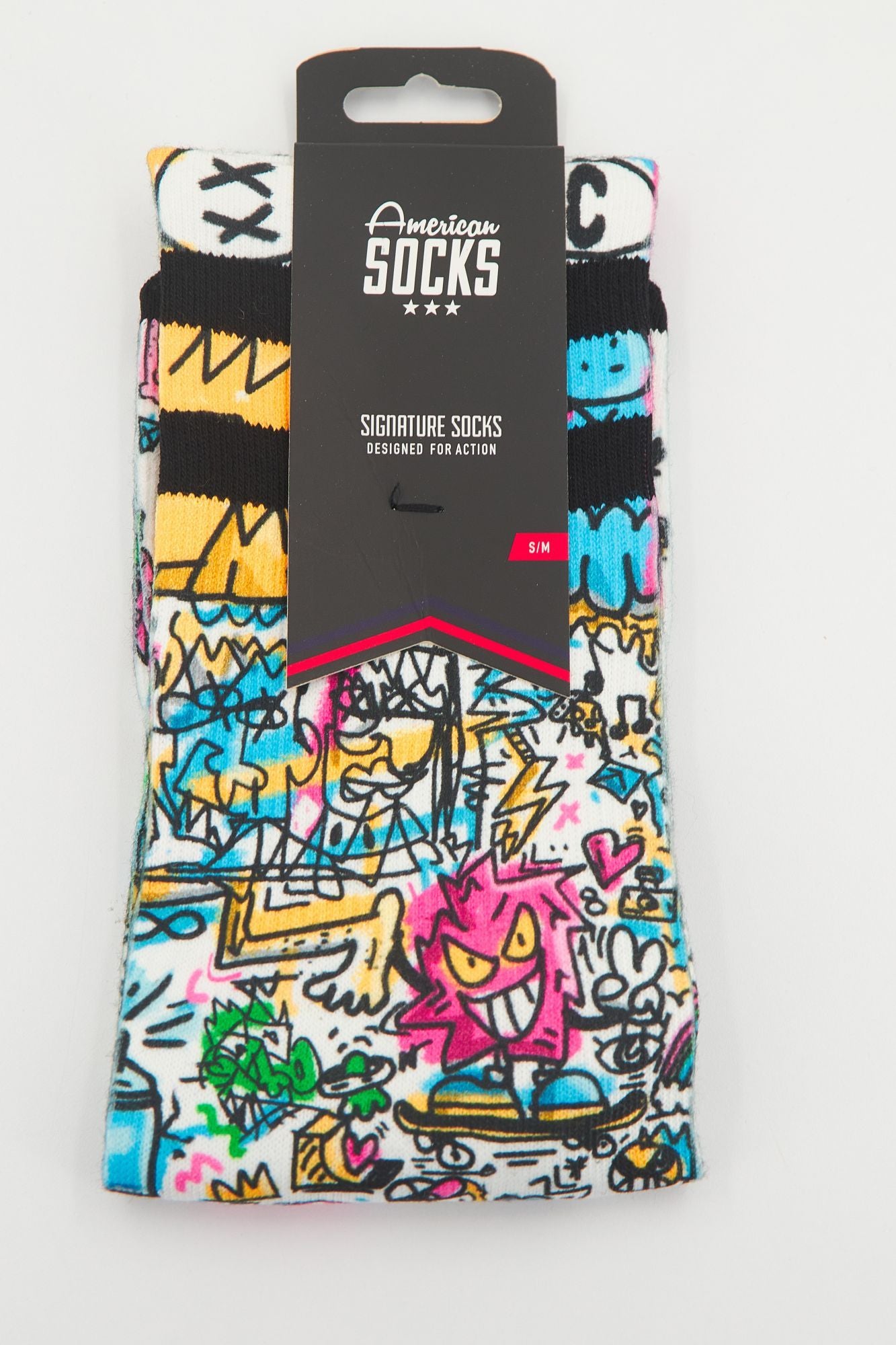 AMERICAN SOCKS DOODLE en color MULTICOLOR (1)