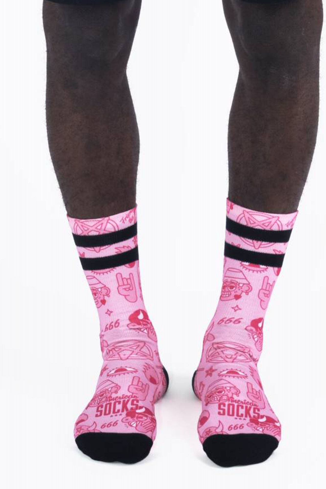 AMERICAN SOCKS FRIENDS WITH THE DEVIL en color MULTICOLOR (5)