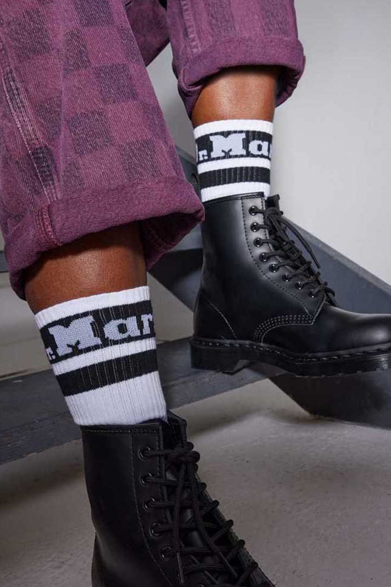 DR. MARTENS AD059101 ATHLETIC PACK DE 3 en color BLANCO (4)