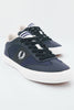 FRED PERRY CLAY LEATHER en color AZUL (1)