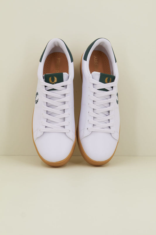 FRED PERRY SPENCER LEATHER en color BLANCO (2)