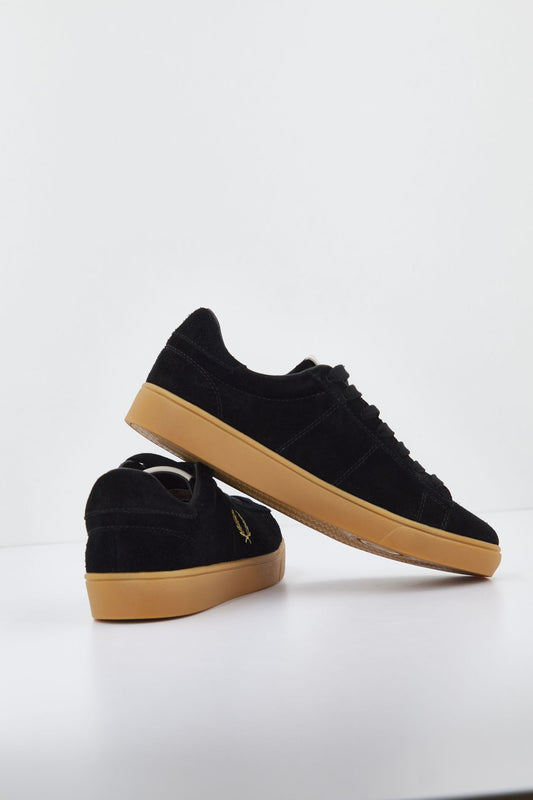 FRED PERRY SPENCER SUEDE en color NEGRO (2)