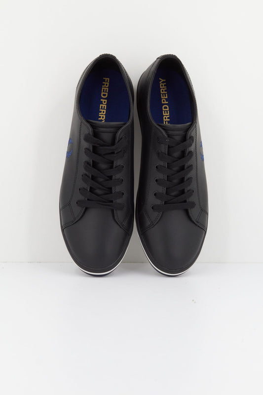FRED PERRY KINGSTON LEATHER en color NEGRO (2)