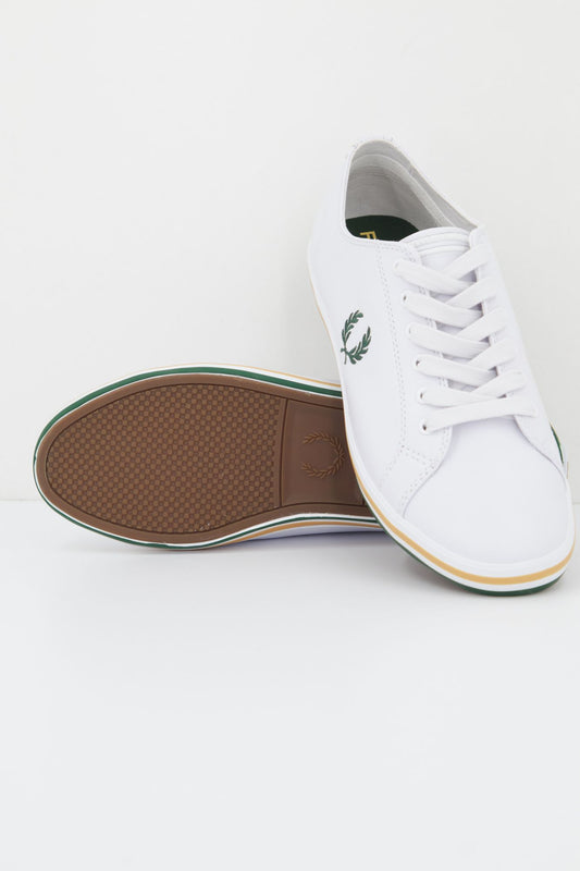 FRED PERRY KINGSTON LEATHER en color BLANCO (2)