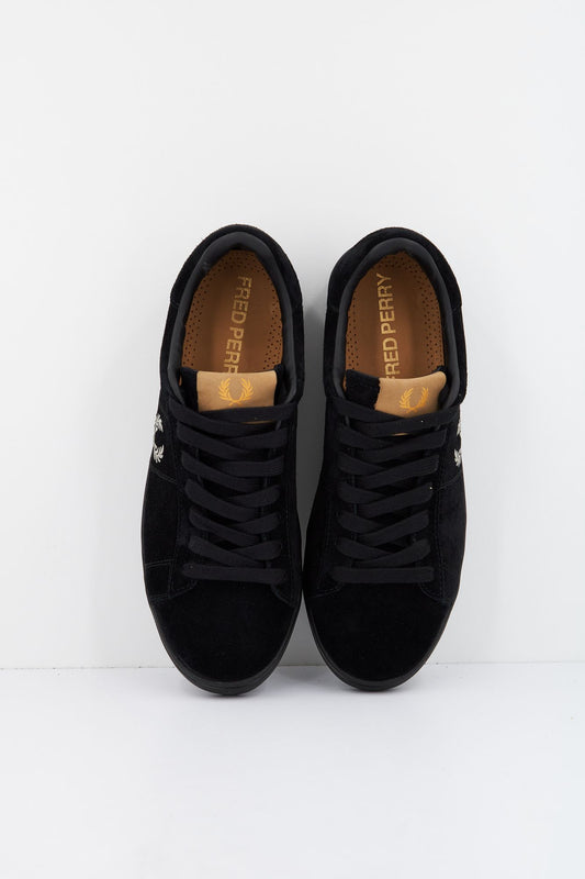 FRED PERRY SPENCER SUEDE en color NEGRO (2)