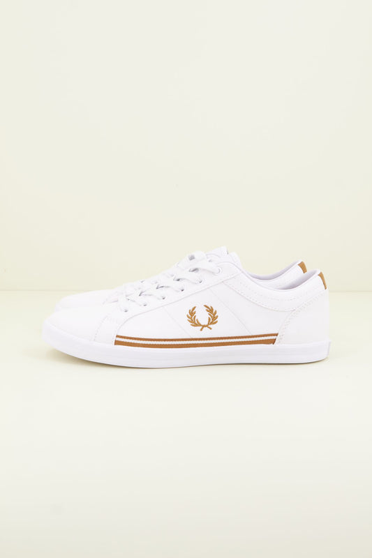 FRED PERRY BASELINE TWILL en color BLANCO (1)