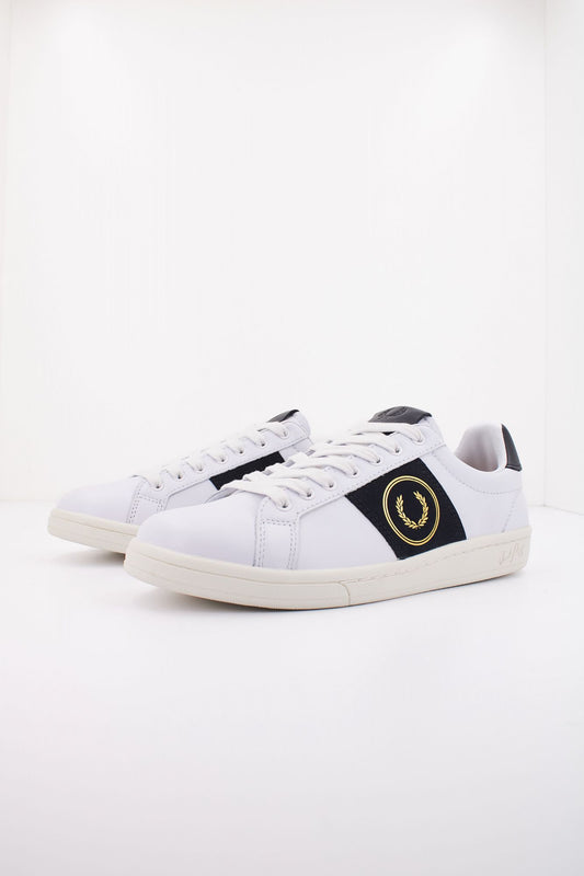 FRED PERRY B721 LEATHER/BRANDE en color BLANCO (2)